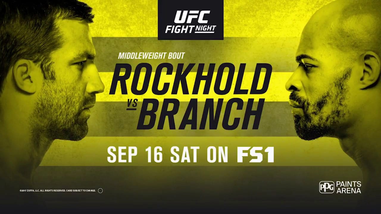 Scen från UFC Fight Night 116: Rockhold vs. Branch