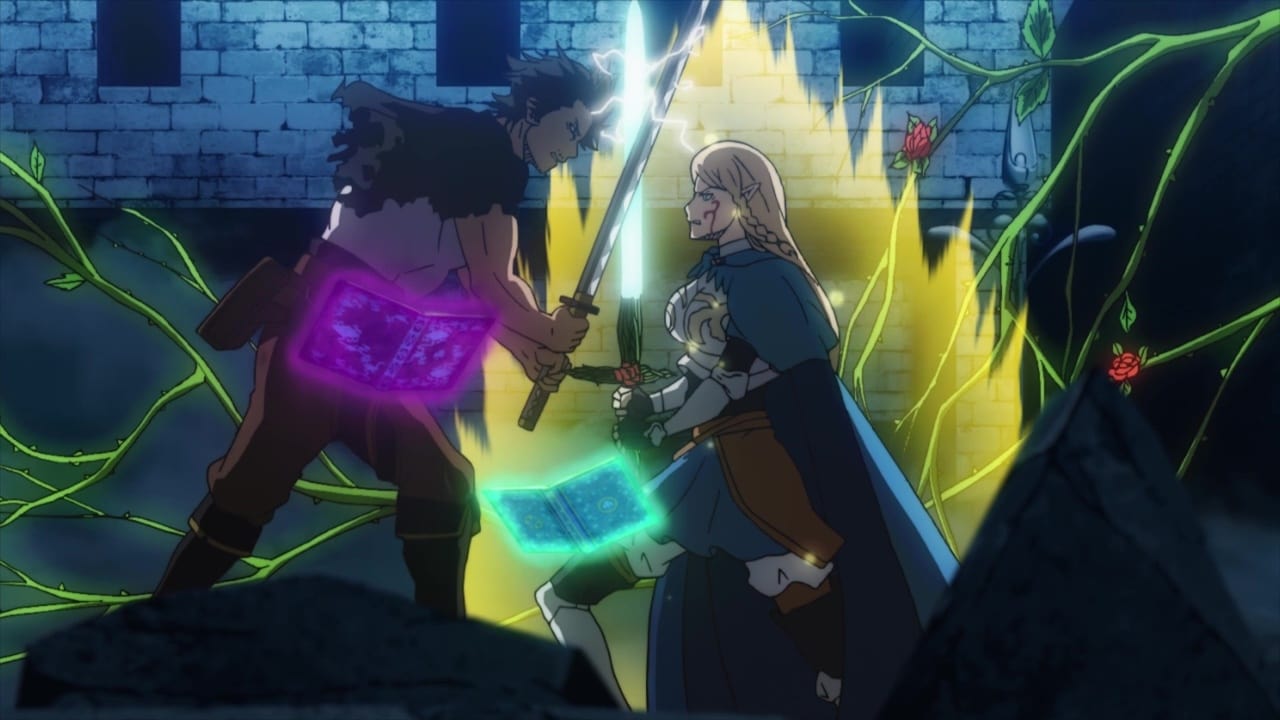 Black Clover - Season 1 Episode 96 : The Black Bulls Captain vs. the Crimson Wild Rose