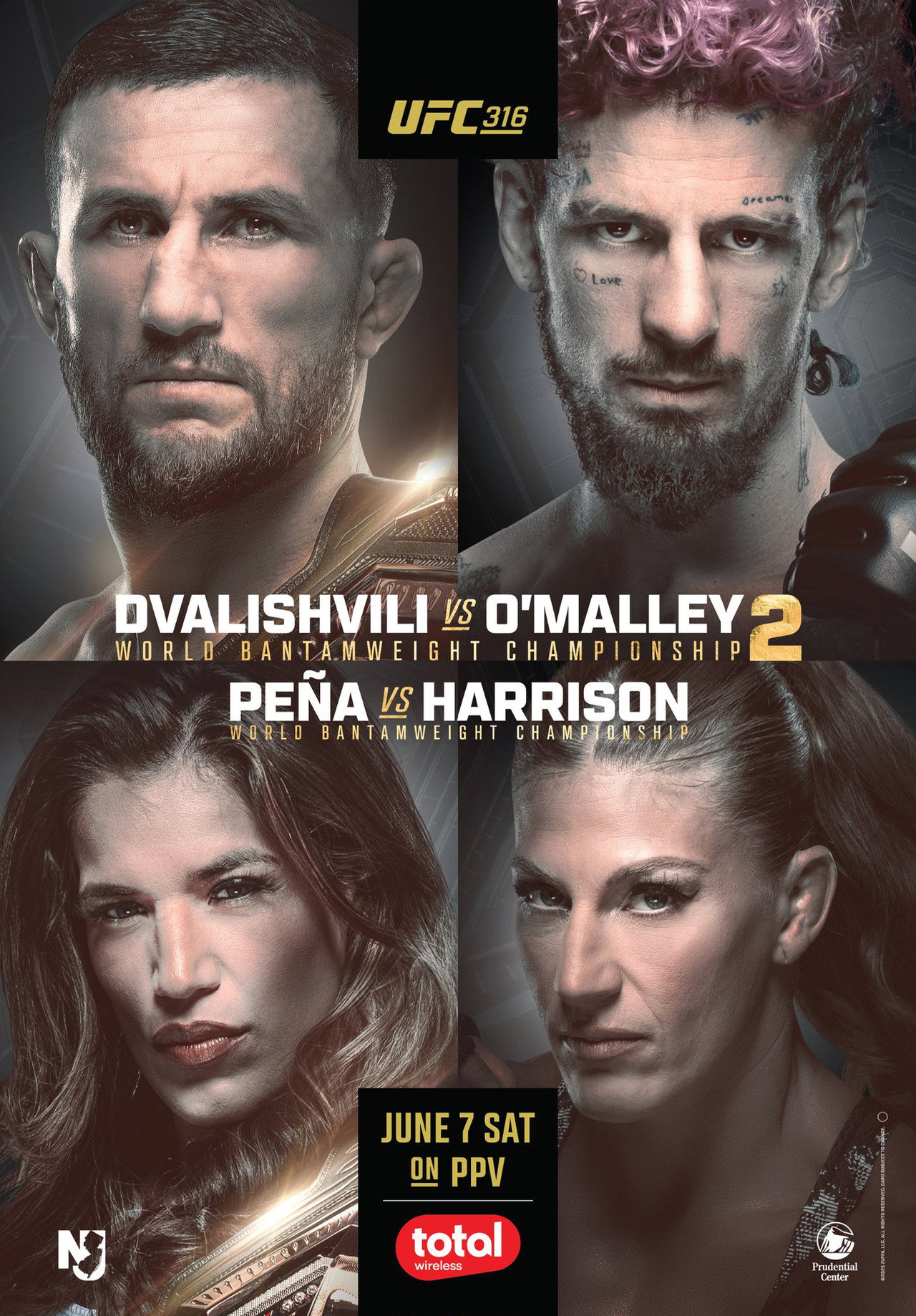 UFC 316: Dvalishvili vs. O'Malley 2