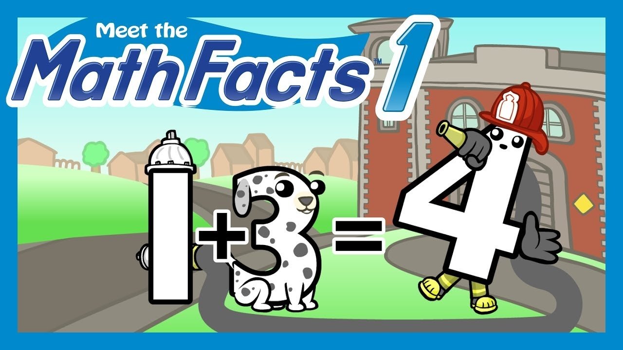 Meet the Math Facts - Addition & Subtraction Level 1 background