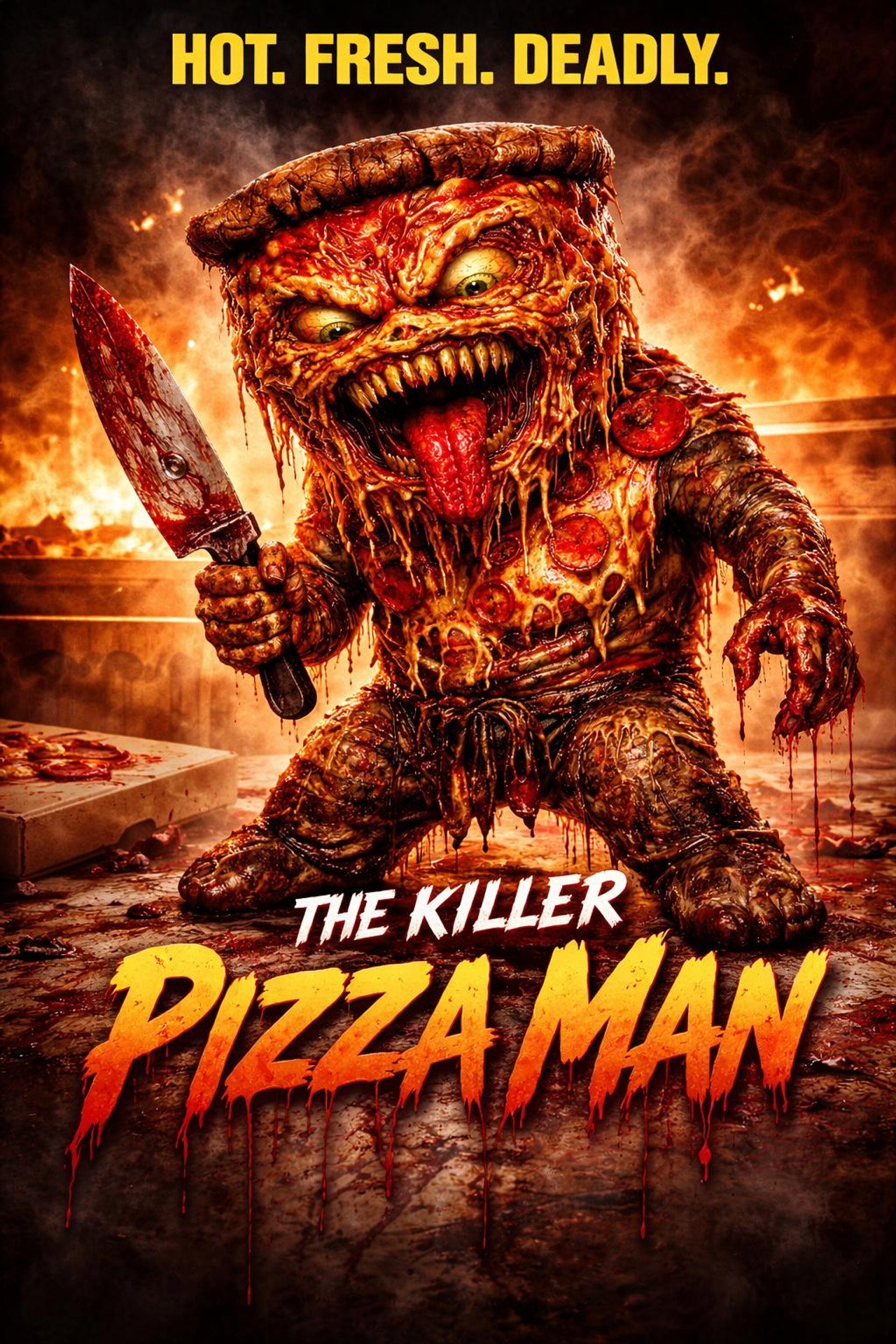 The Killer Pizza Man poster