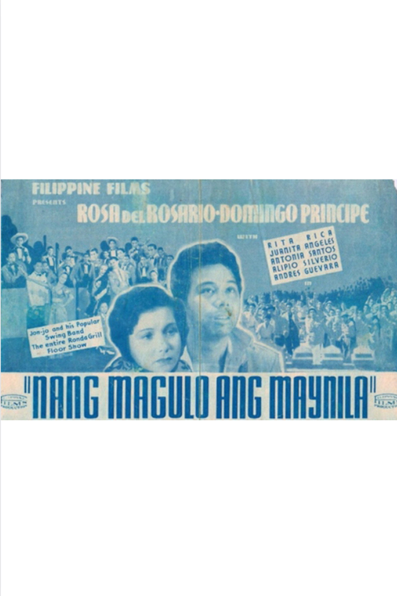 Nang Magulo ang Maynila filmaffisch
