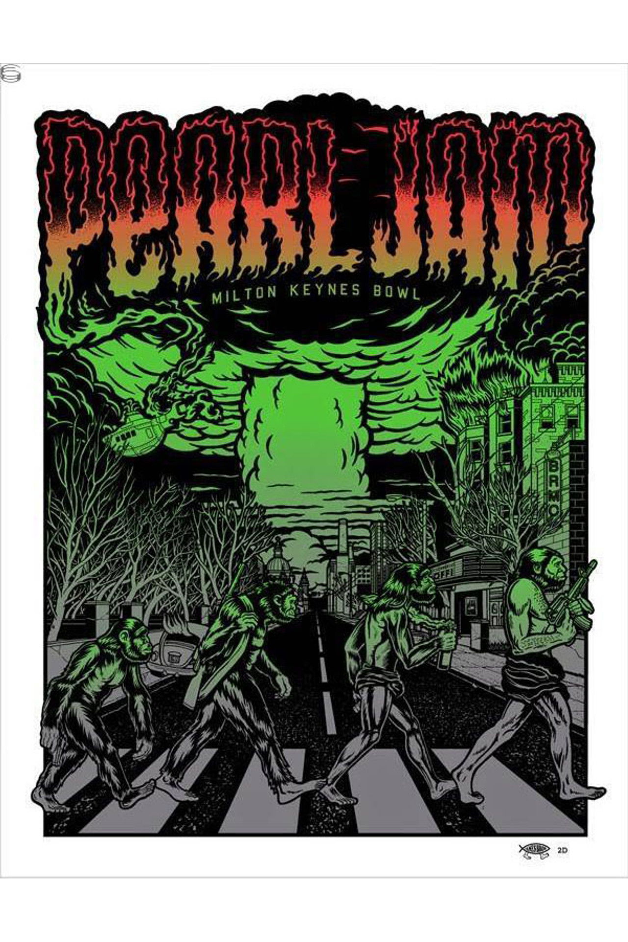 Pearl Jam: Milton Keynes 2014 Backdrop