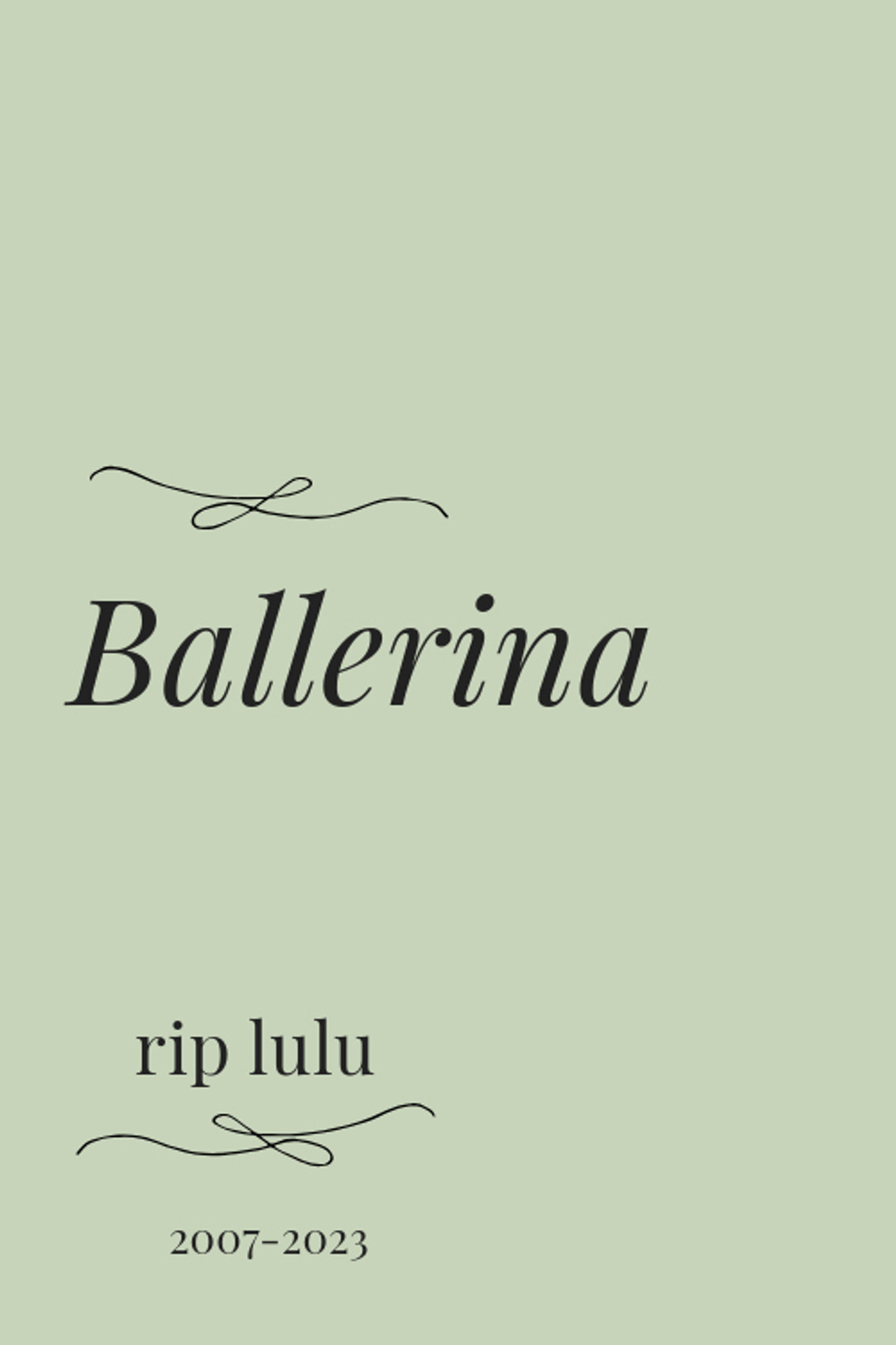 Ballerina filmaffisch