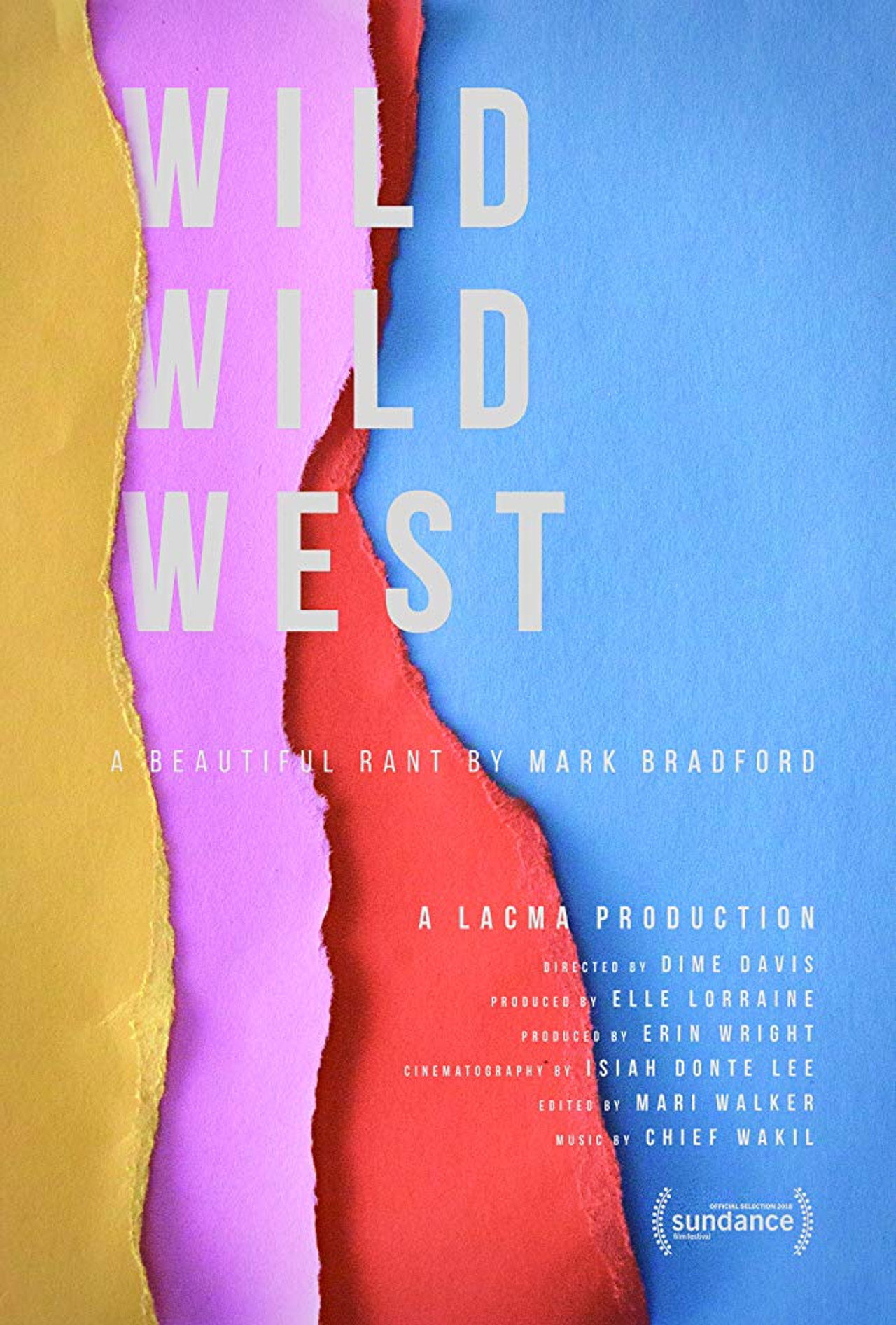 Wild Wild West: A Beautiful Rant by Mark Bradford filmaffisch