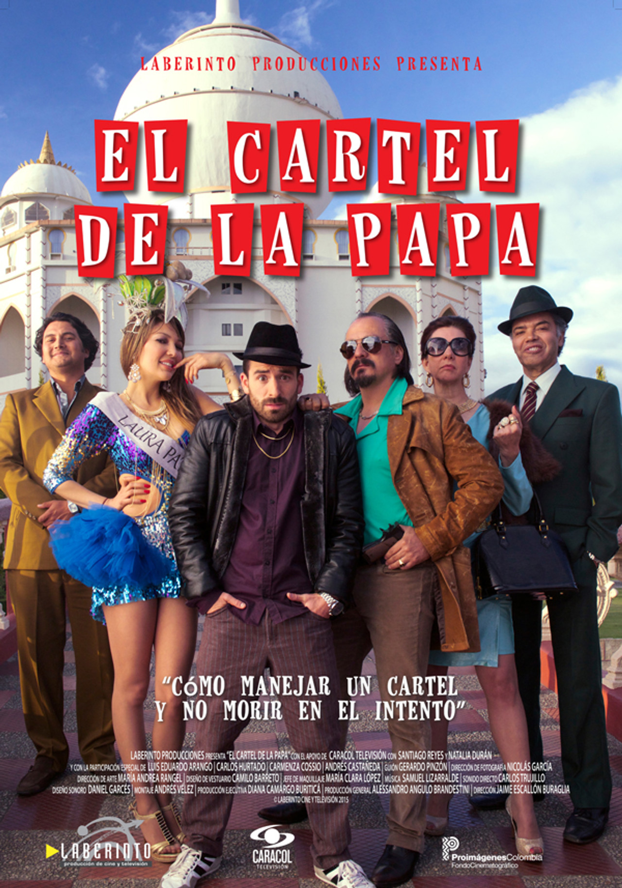 El cartel de la papa Backdrop