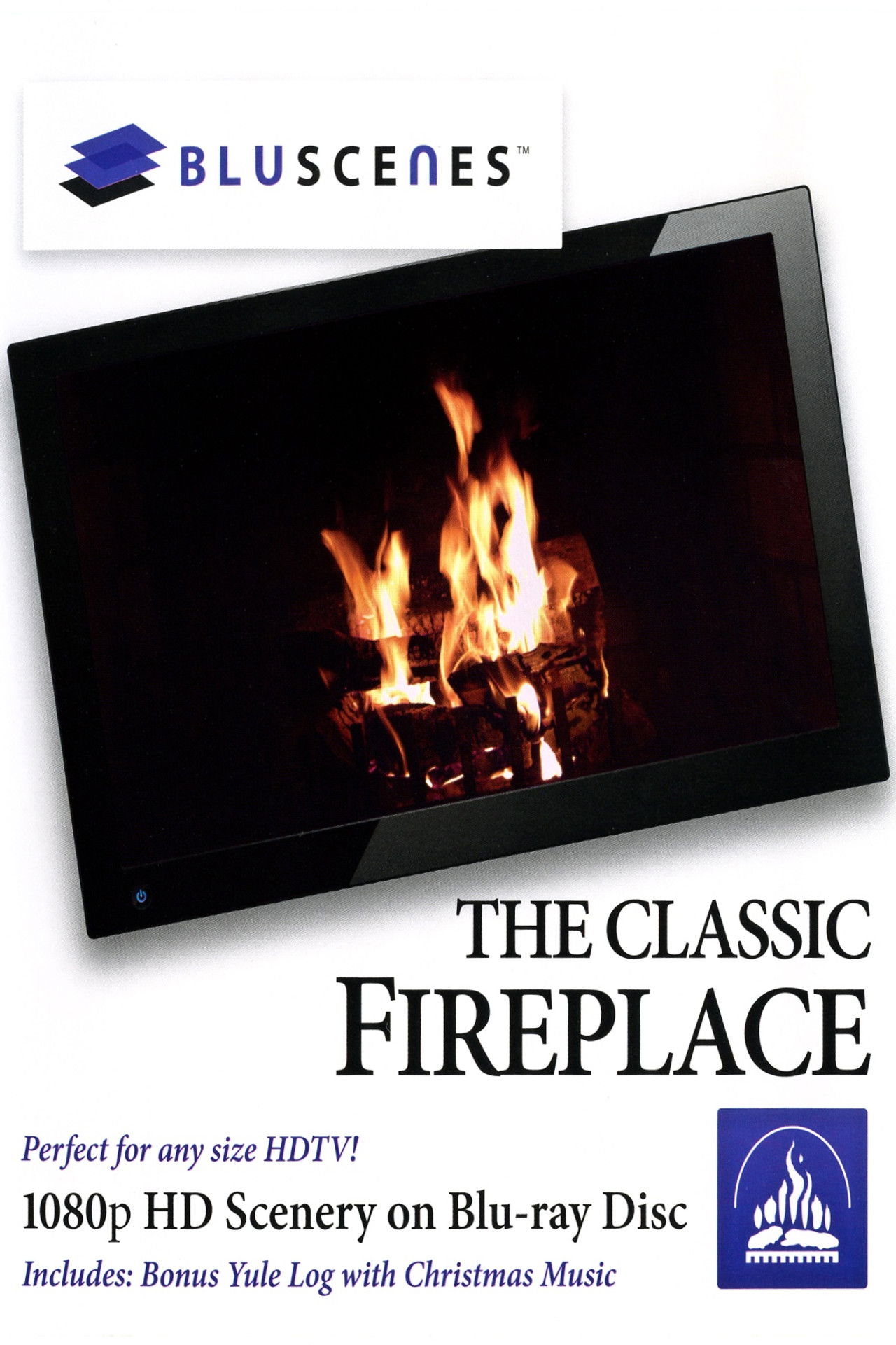BluScenes: The Classic Fireplace Backdrop