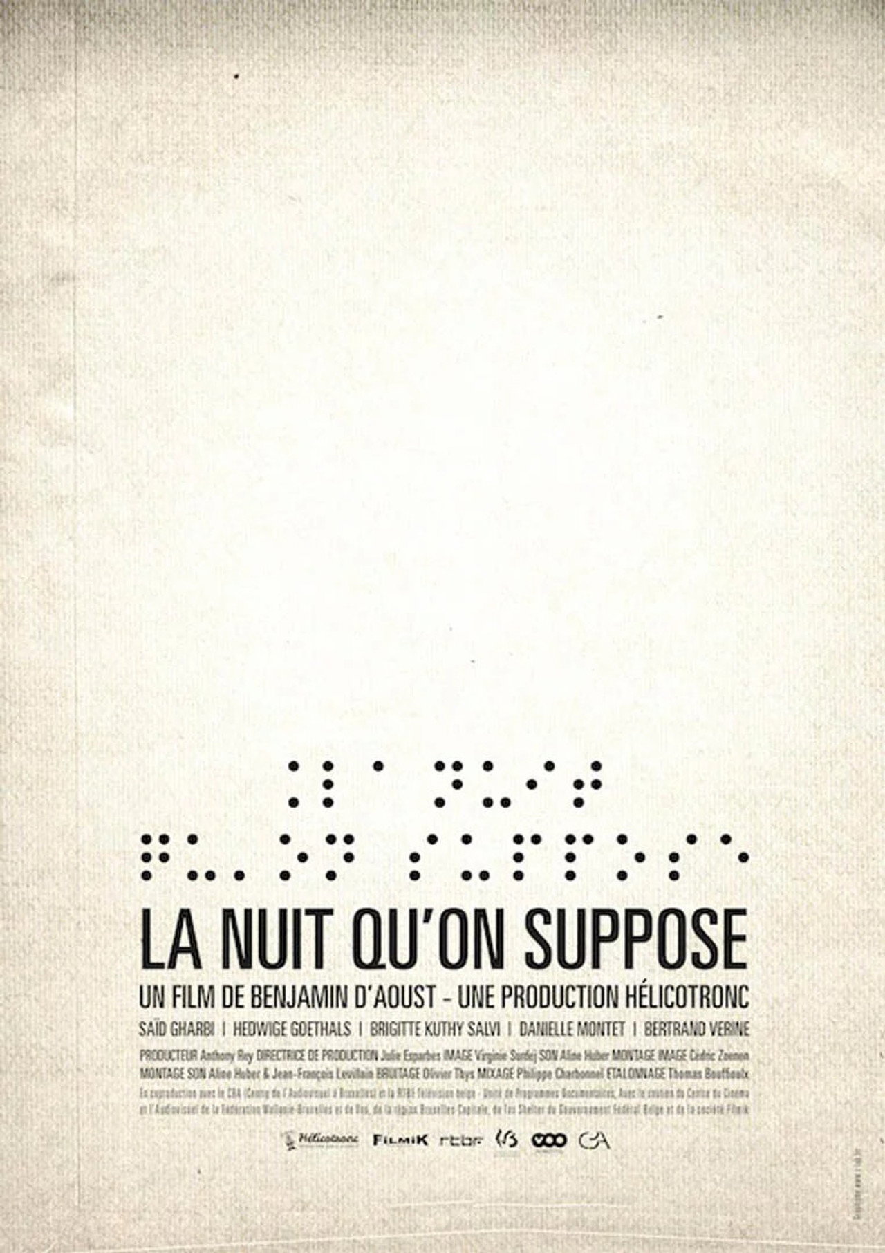 La nuit qu'on suppose filmaffisch