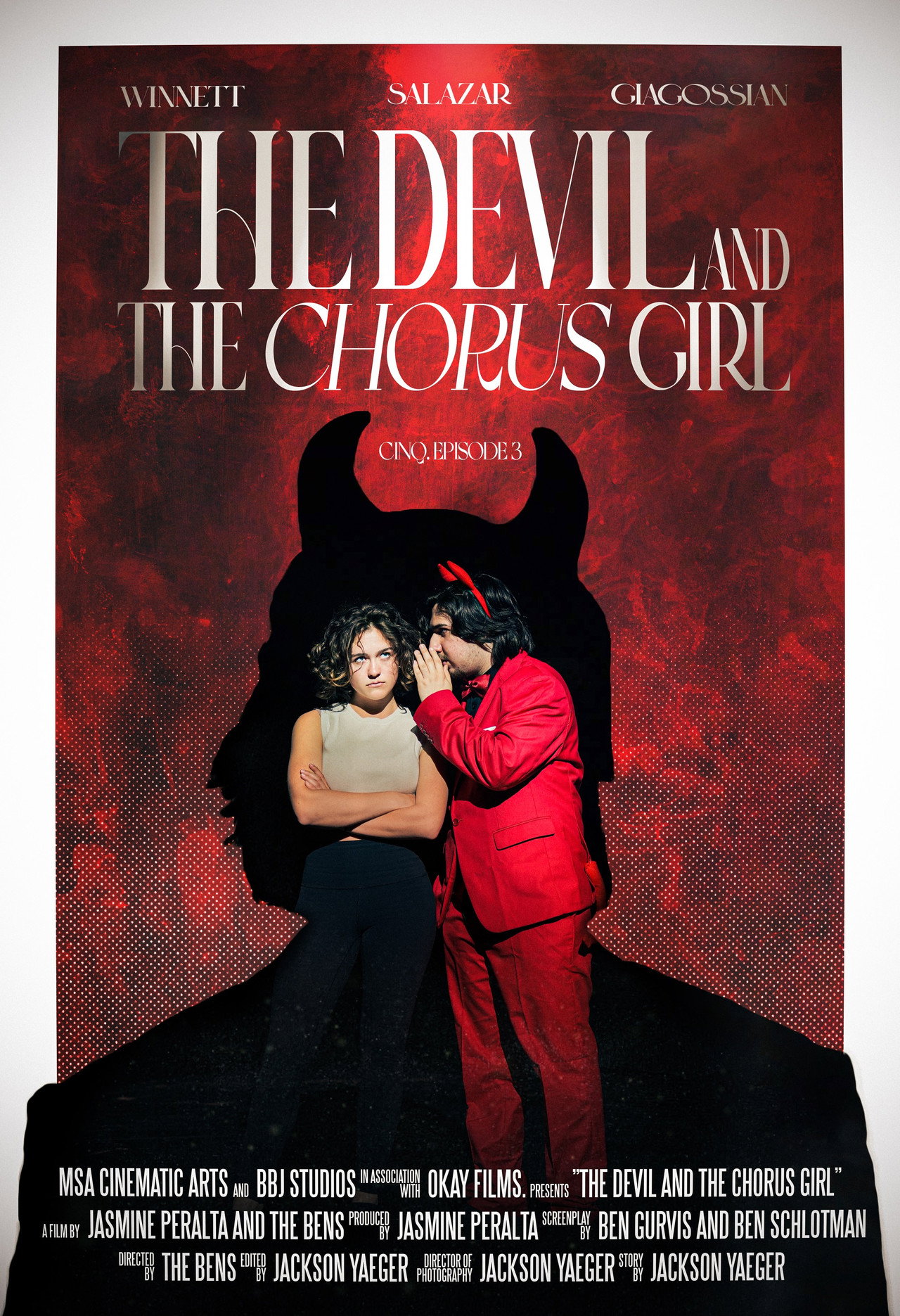 The Devil and the Chorus Girl filmaffisch