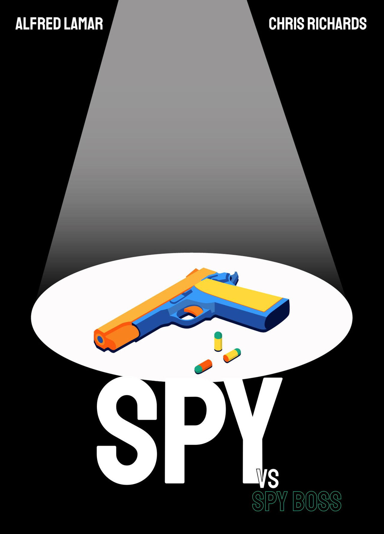 Spy vs Spy Boss Backdrop