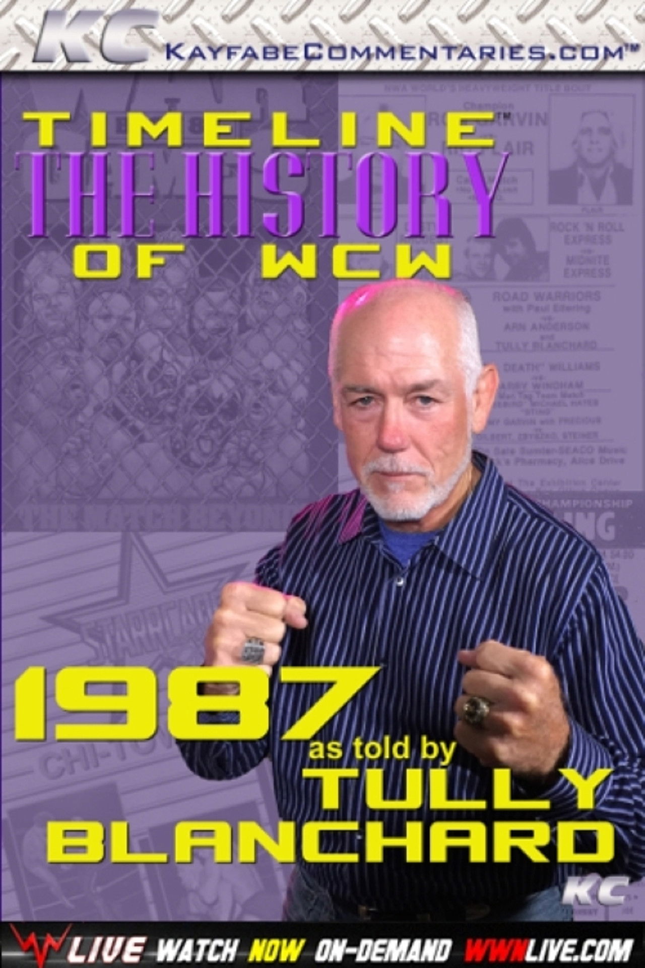 Timeline: The History of WCW – 1987 – As Told By Tully Blanchard Backdrop