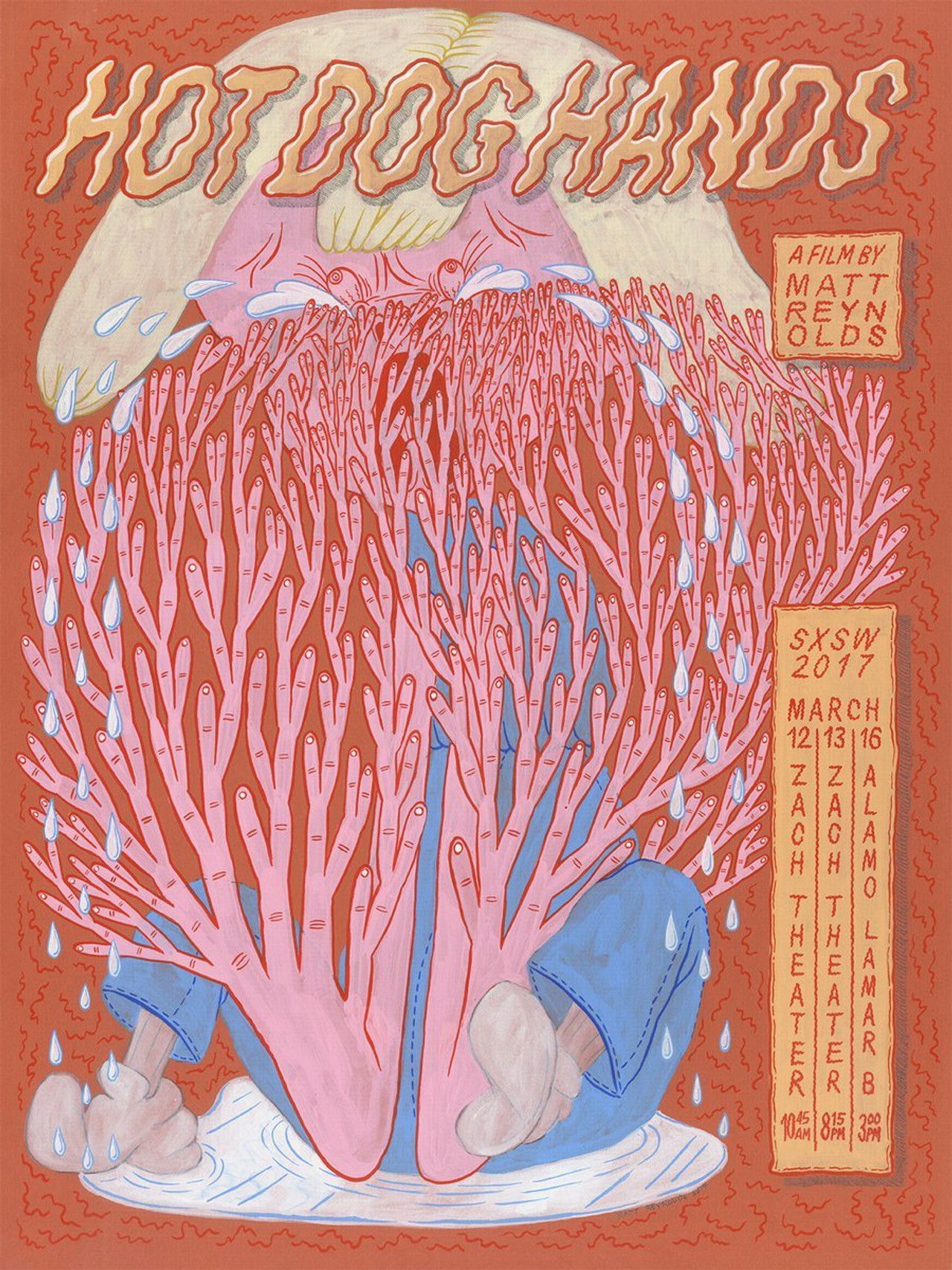 Hot Dog Hands Backdrop