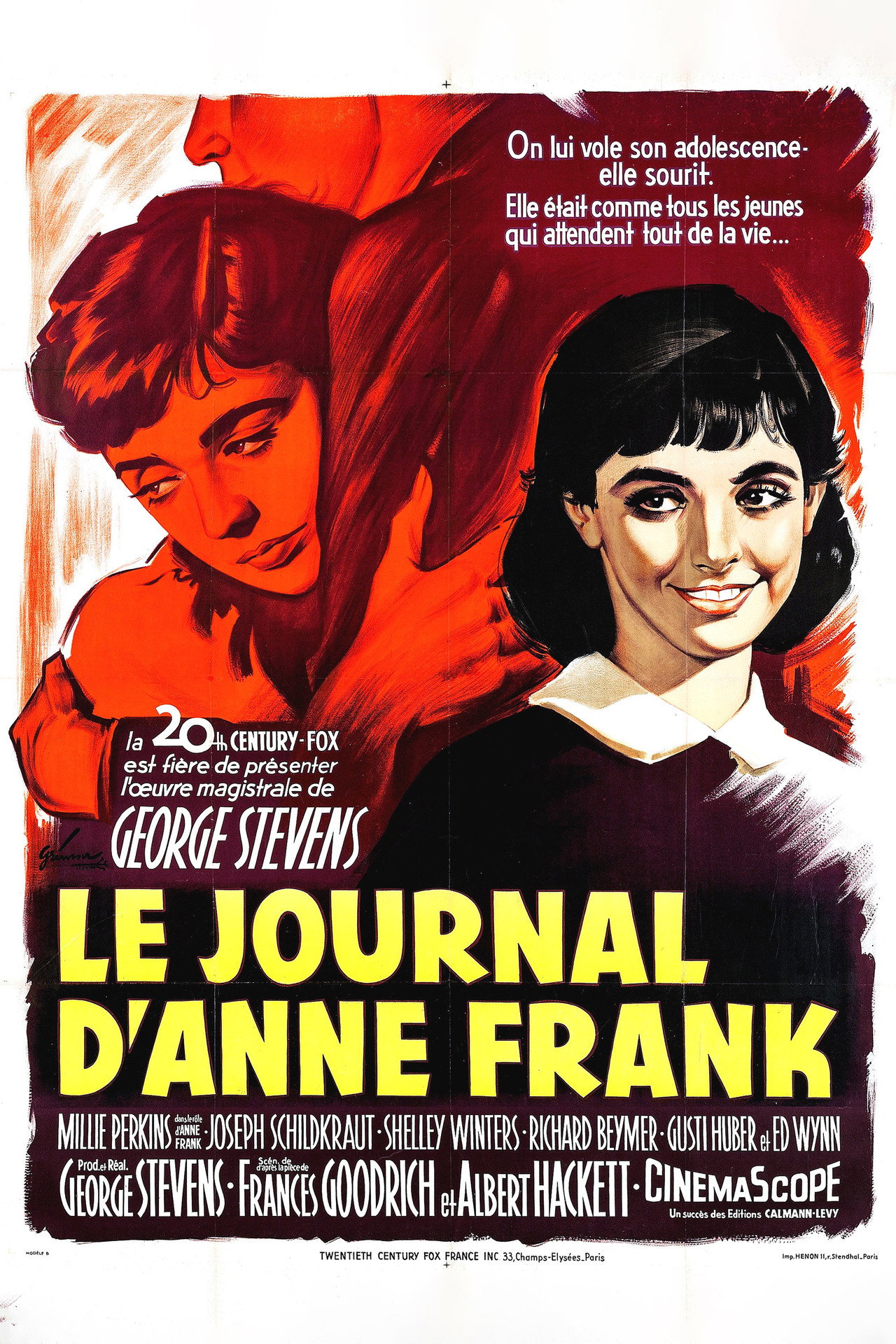 Le Journal d'Anne Frank poster