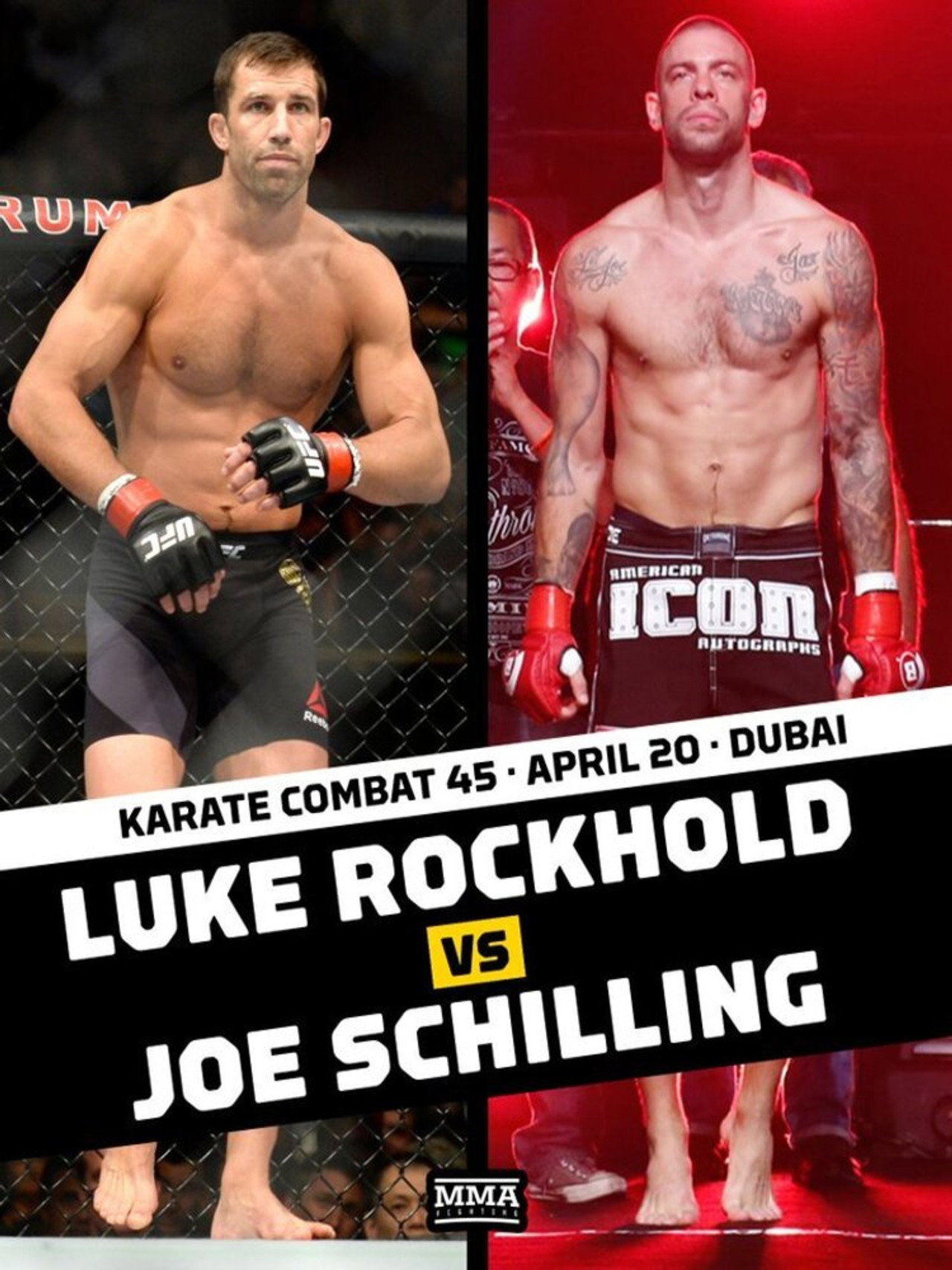 Karate Combat 45: Rockhold vs. Schilling filmaffisch