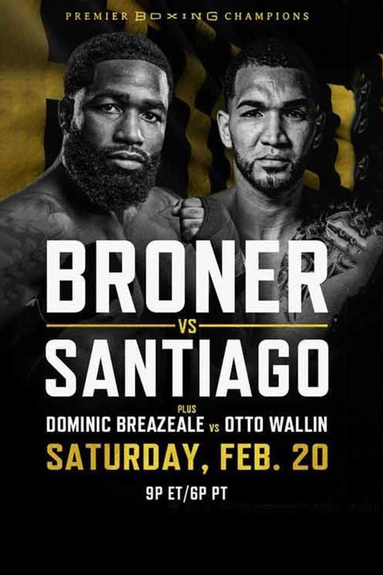 Adrien Broner vs. Jovanie Santiago Backdrop
