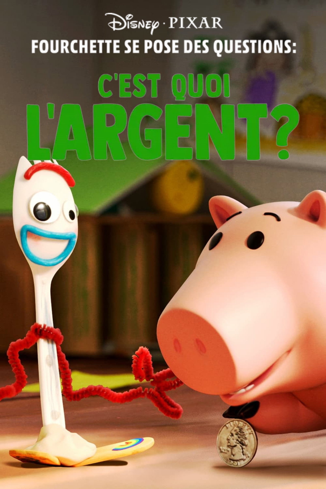 Fourchette se pose des questions : c'est quoi l'argent ? poster