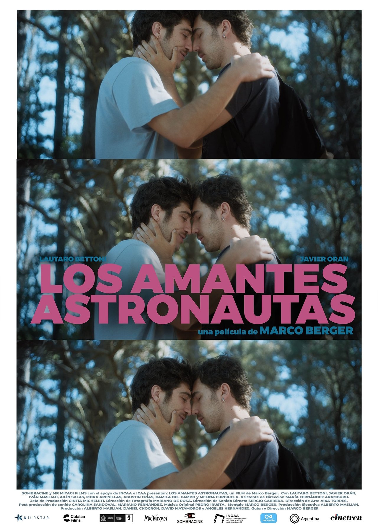 Los amantes astronautas poster