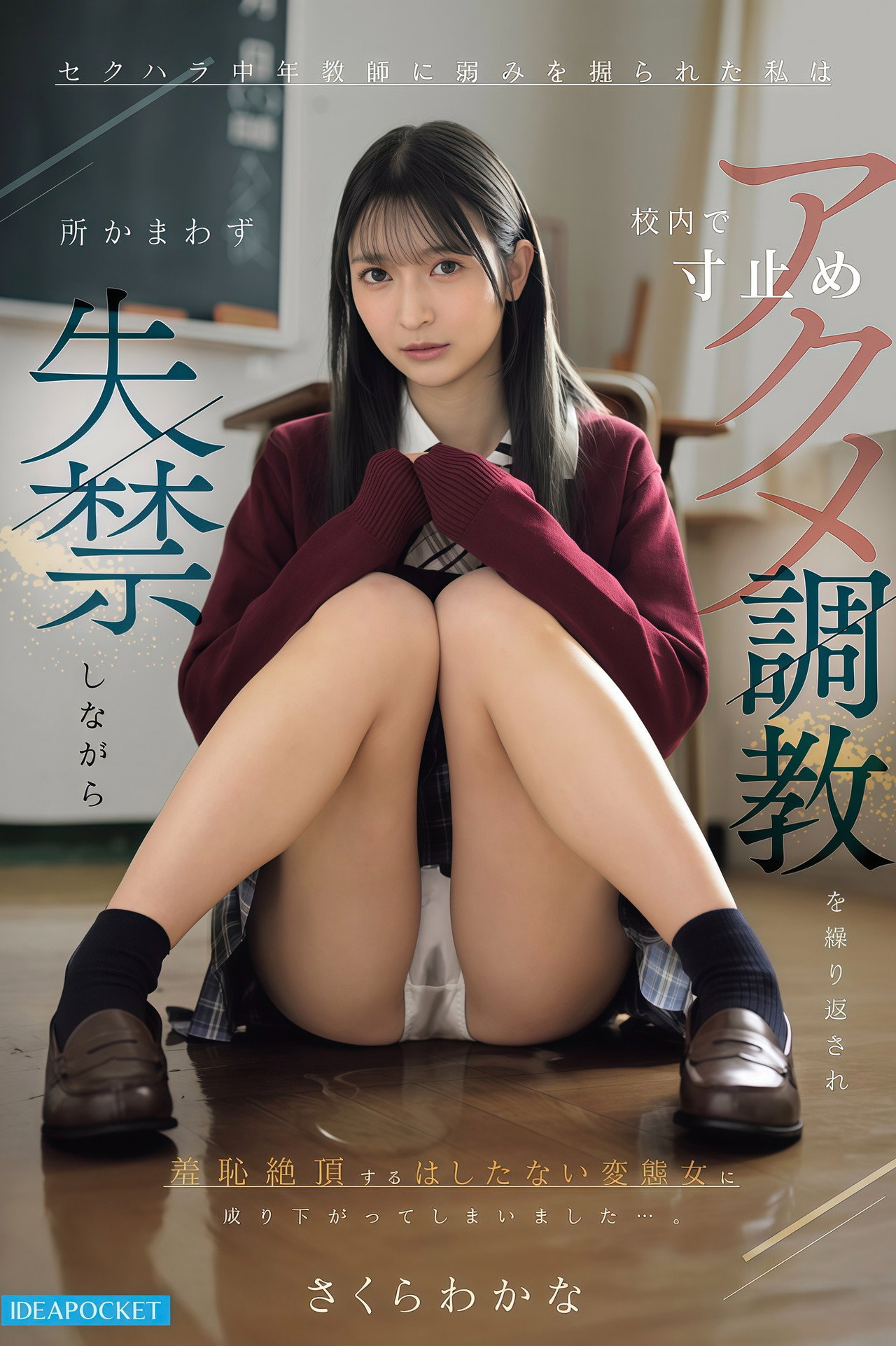 【IPZZ-924】セクハラ中年教師に弱みを握られた私は校内で寸止めアクメ調教を繰り返され所かまわず失禁しながら羞恥絶頂するはしたない変態女に成り下がってしまいました…。 さくらわかな poster