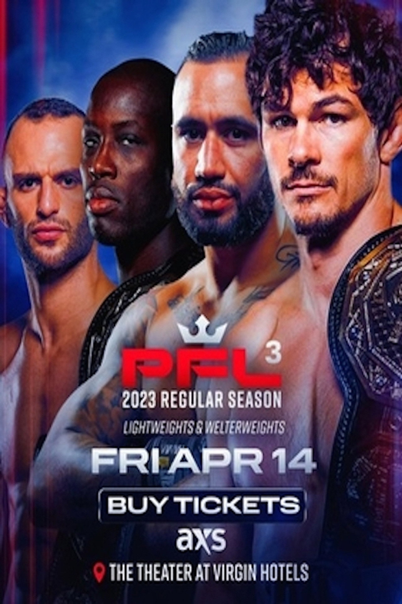 PFL 2023 #3: Regular Season - Aubin-Mercier vs. Burgos filmaffisch
