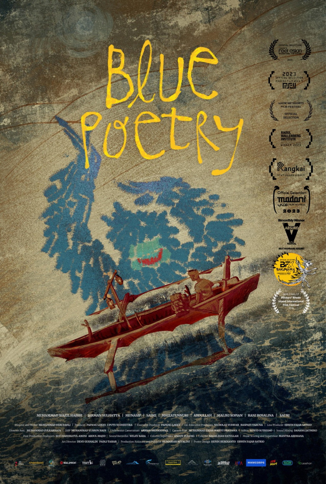 BLUE POETRY filmaffisch