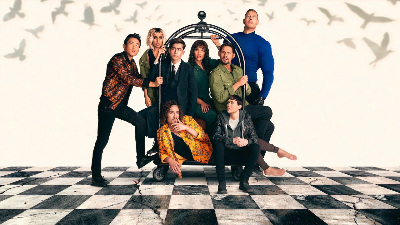 The Umbrella Academy (2024) Hindi Season 4 Complete Netflix backdrop