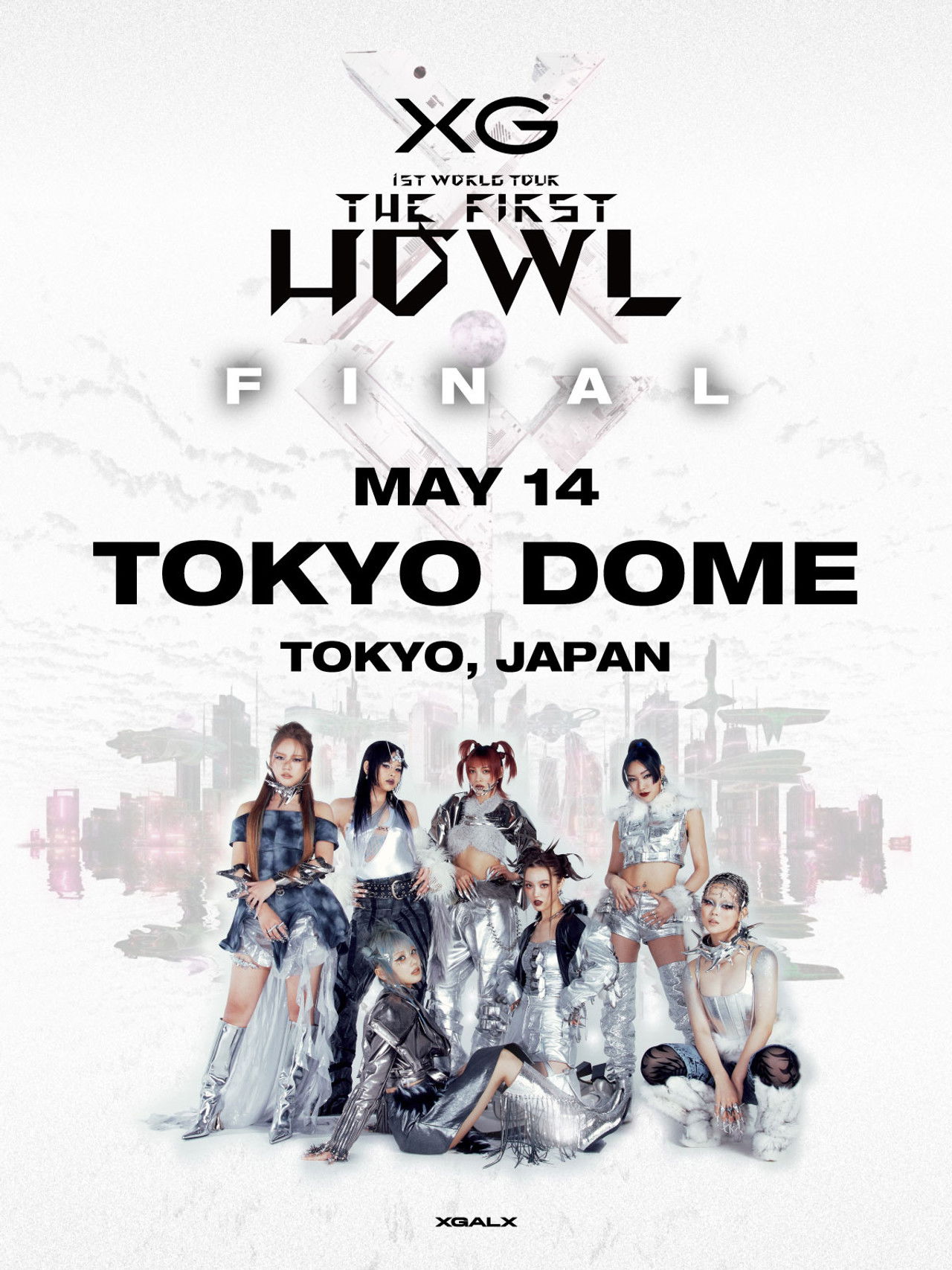 XG 1st WORLD TOUR "The first HOWL" FINAL - Landing at TOKYO DOME Backdrop