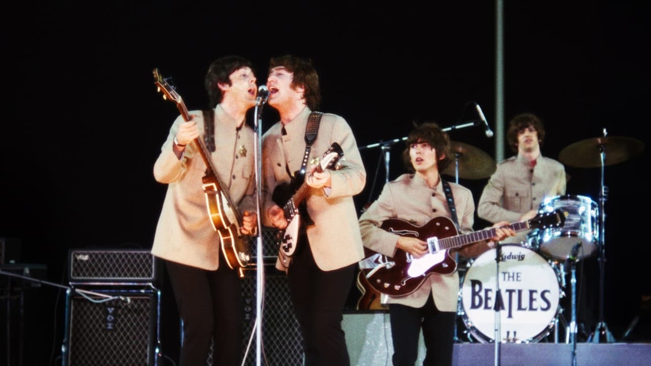 Scen från The Beatles at Shea Stadium