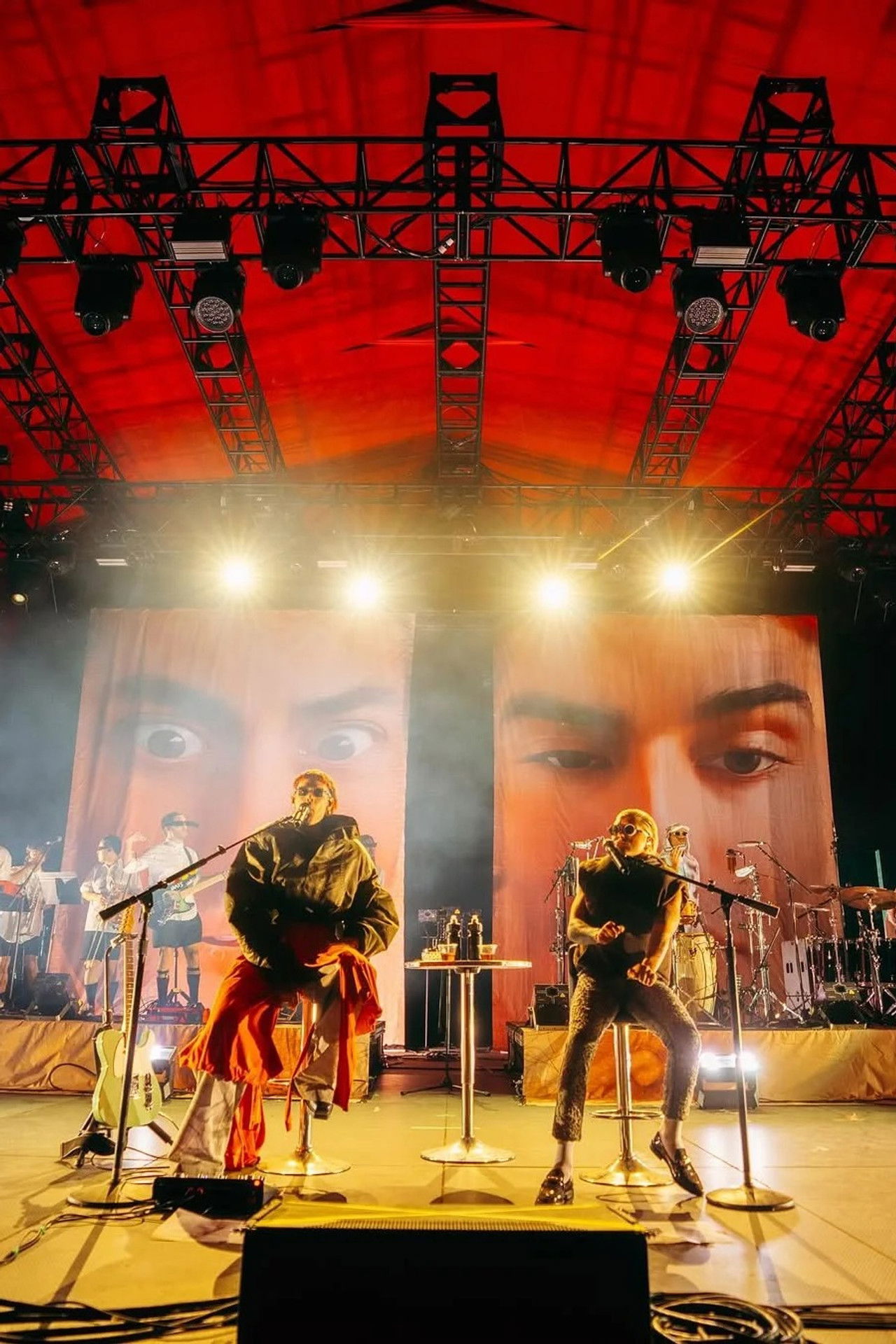 CA7RIEL & Paco Amoroso LIVE at Coachella 2025 in the Sonora (weekend 1) Backdrop