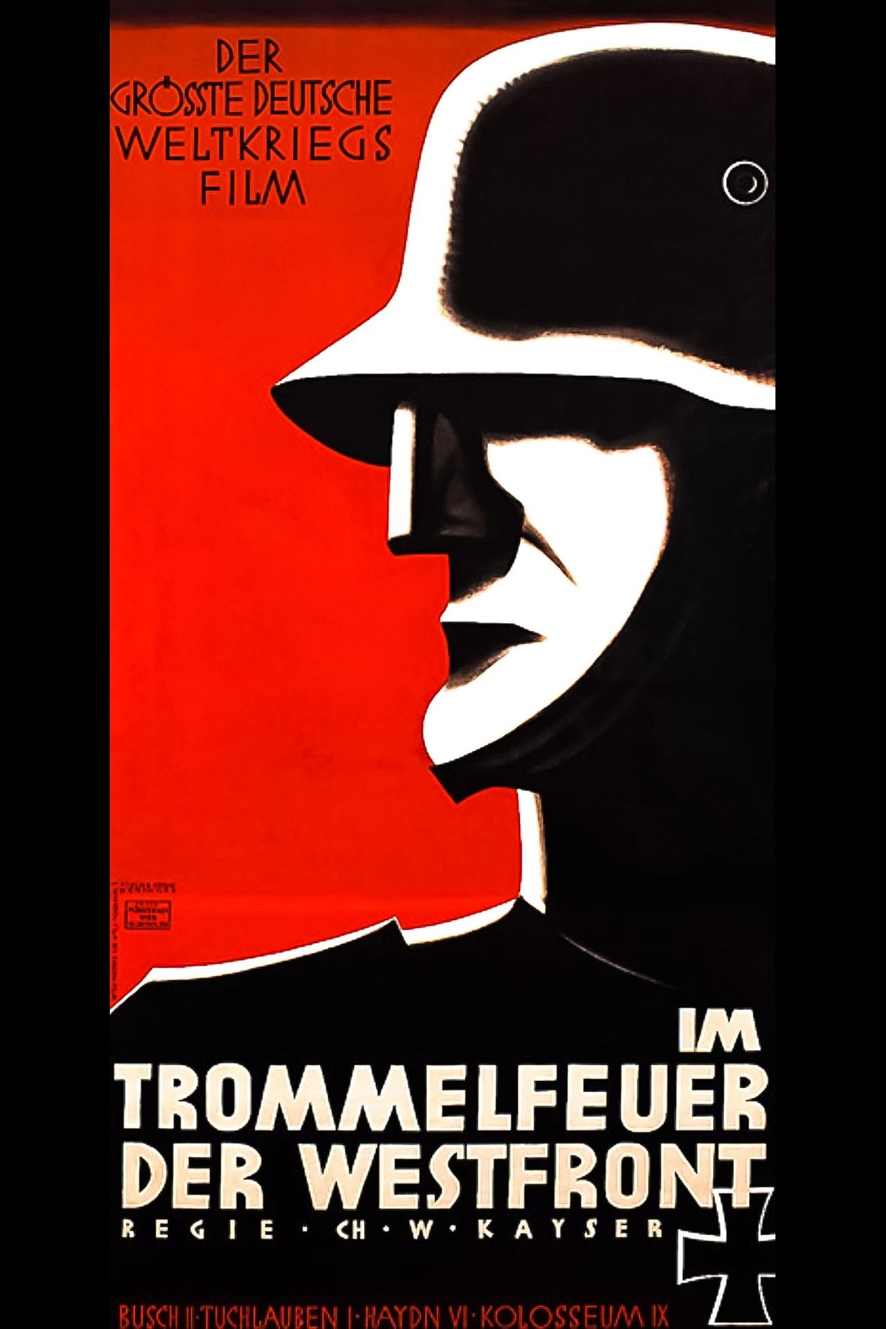 Im Trommelfeuer der Westfront filmaffisch