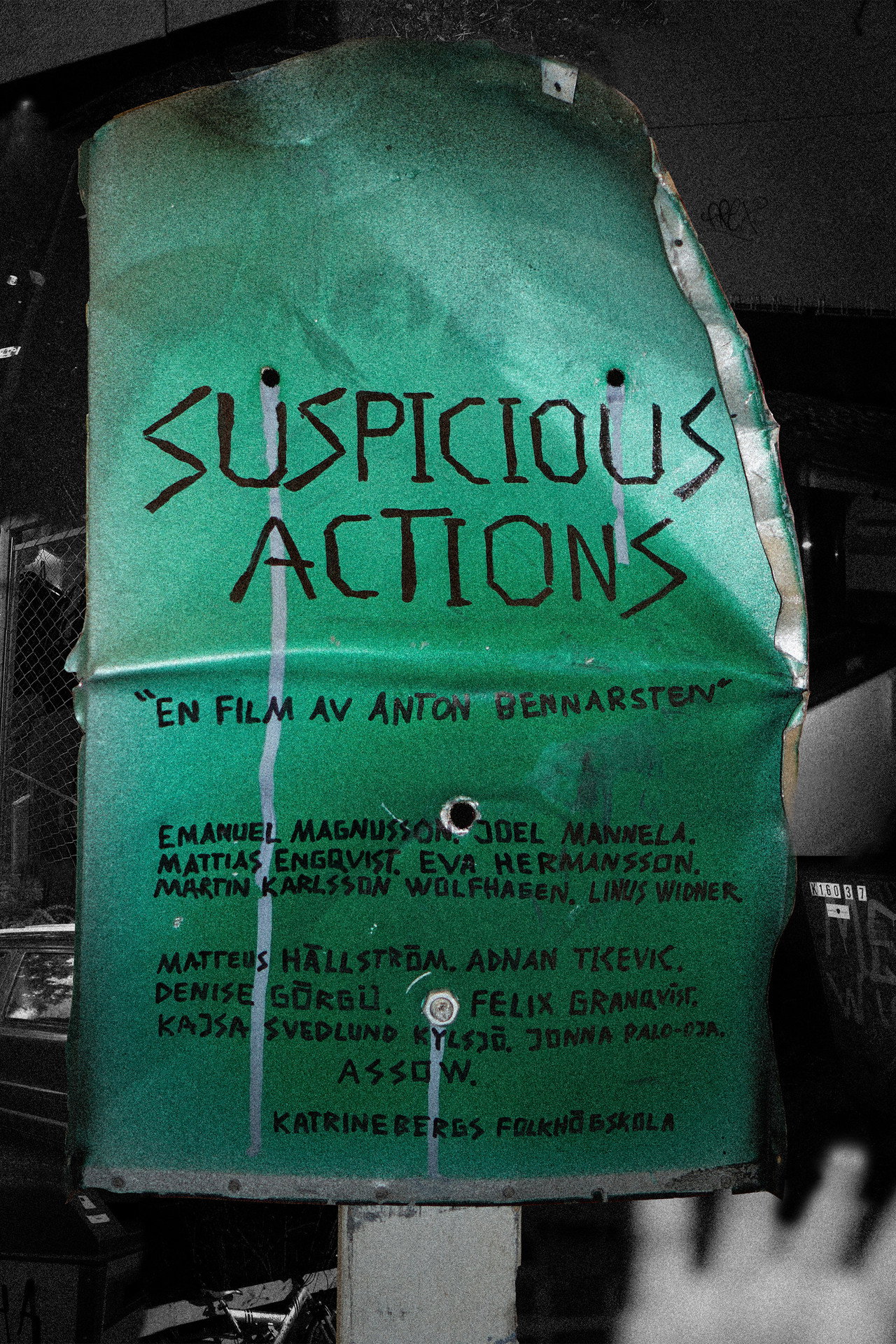Suspicious Actions. filmaffisch