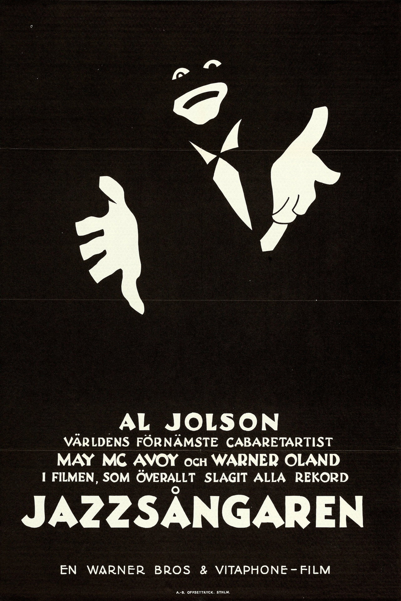 Jazzsångaren filmaffisch