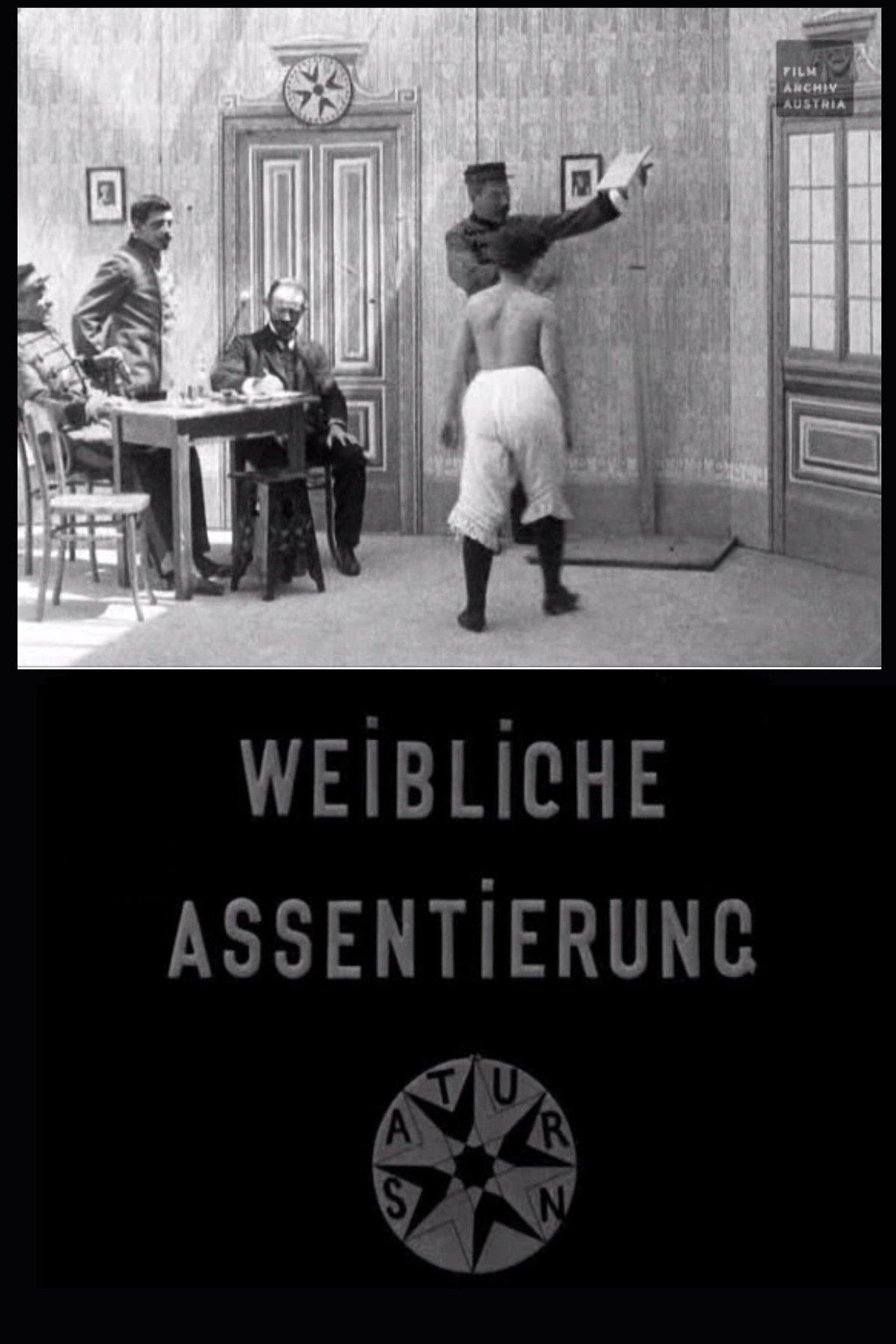 Weibliche Assentierung filmaffisch