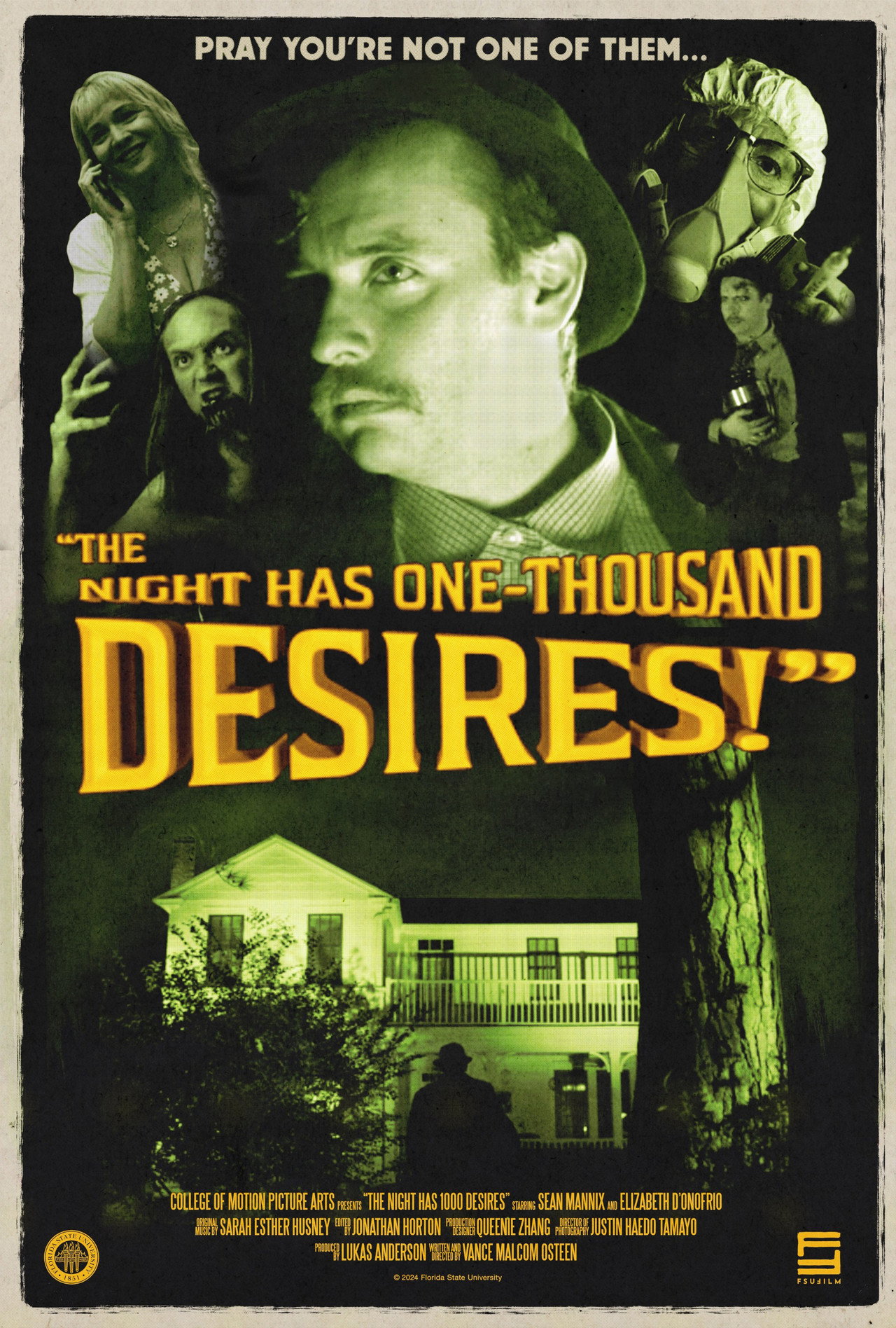 The Night Has 1000 Desires! filmaffisch