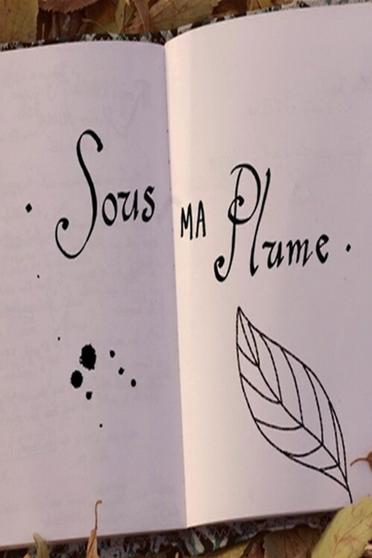 Sous ma plume