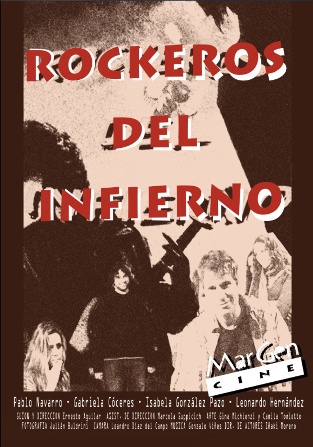 Rockeros del infierno Backdrop