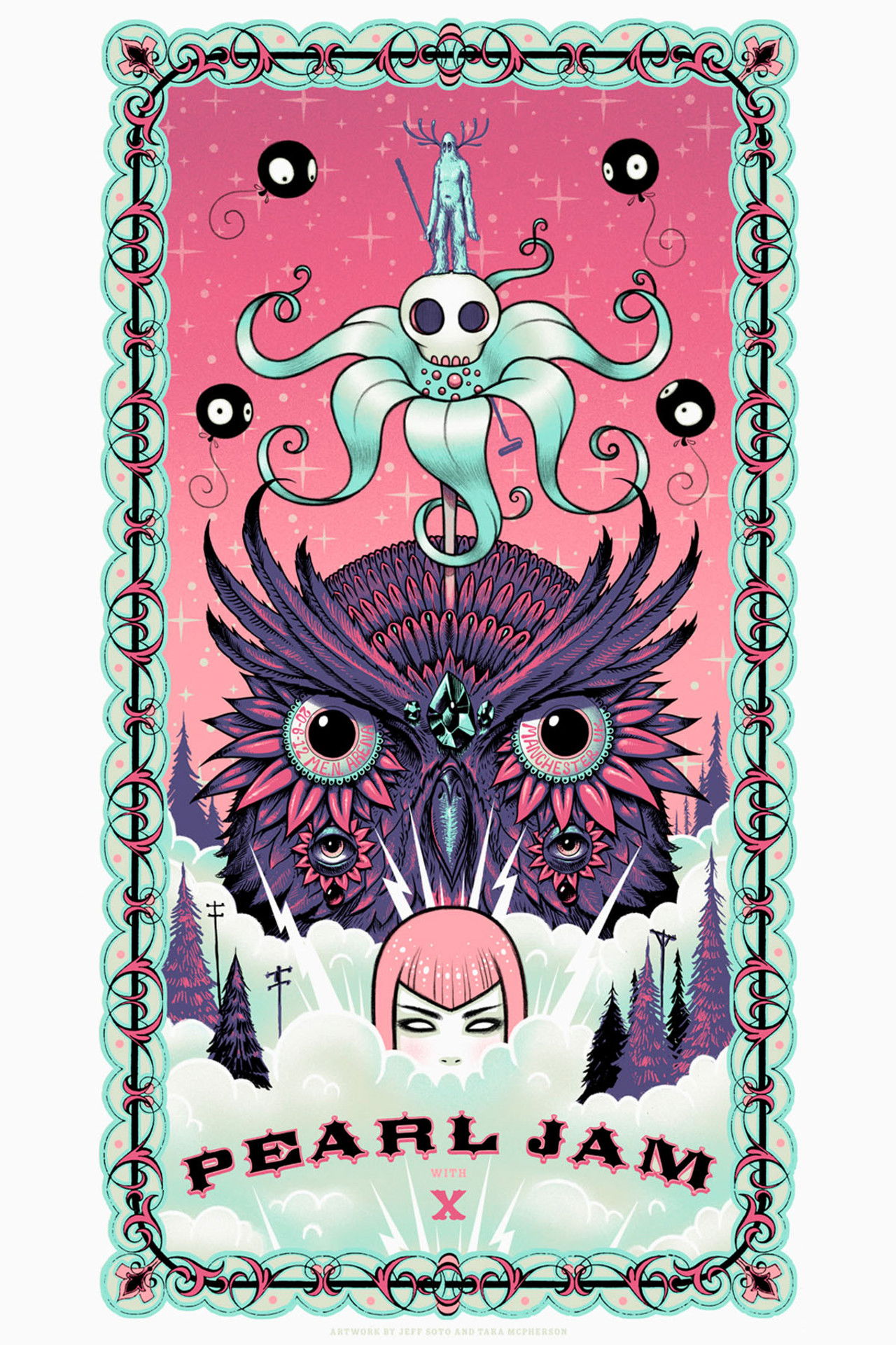 Pearl Jam: Manchester 2012 - Night 1 Backdrop