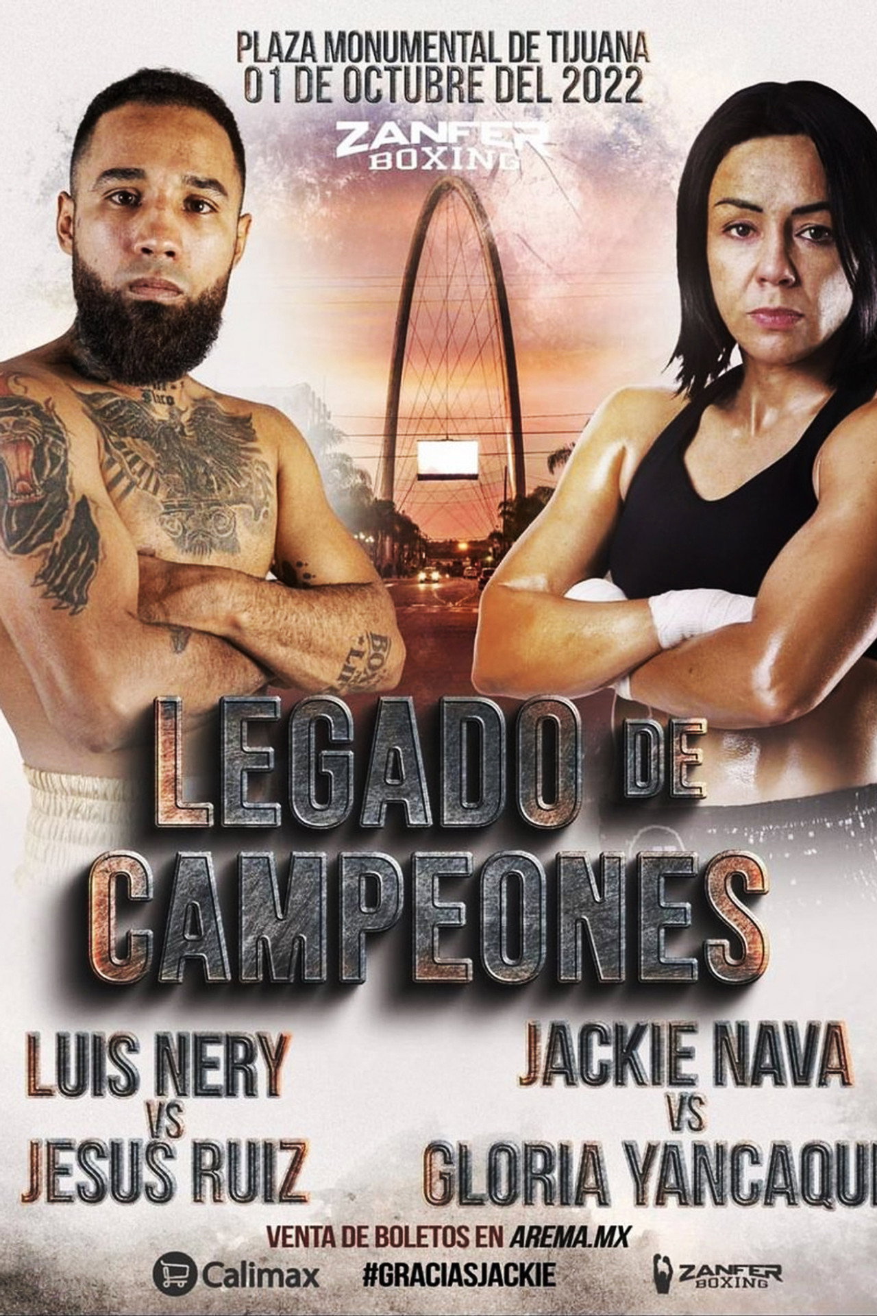 Luis Nery vs. Jesus Ruiz Backdrop