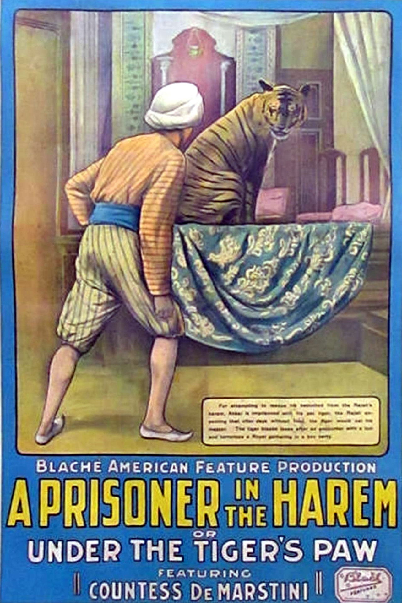 A Prisoner in the Harem Backdrop