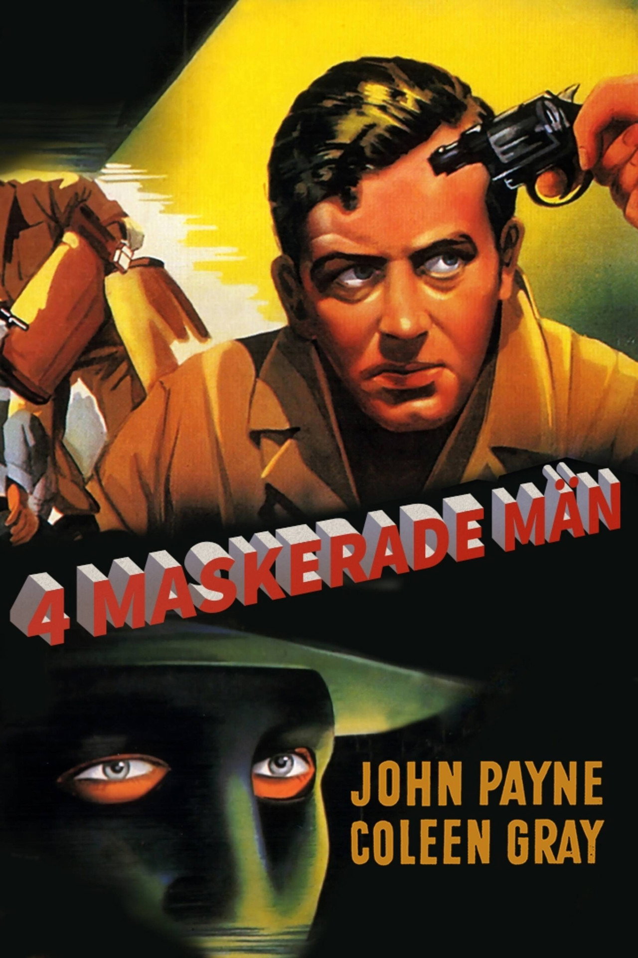 4 maskerade män filmaffisch