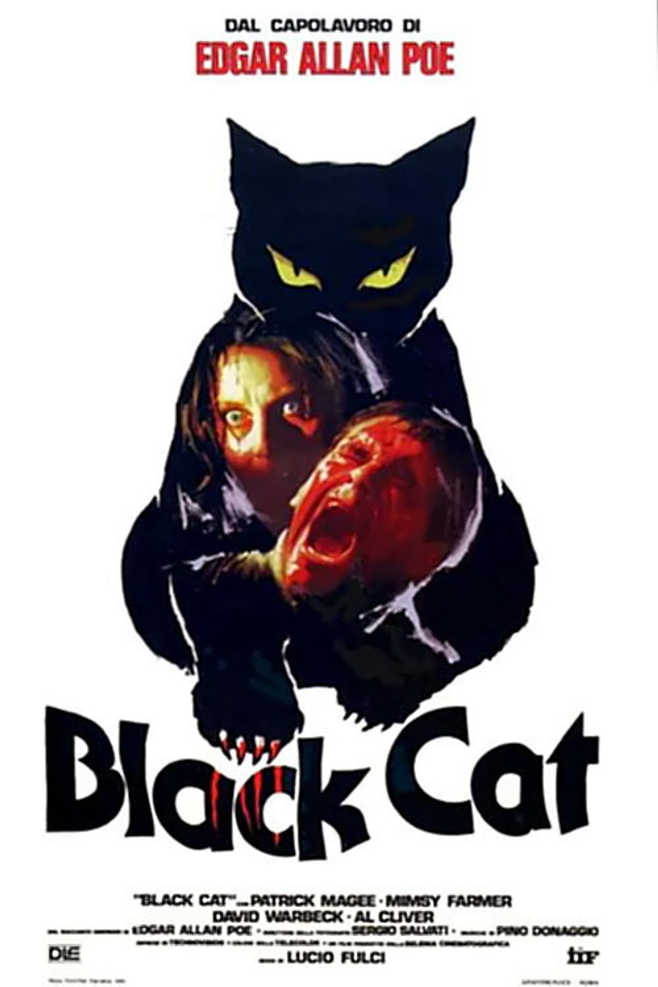 Ondskans svarta katt filmaffisch