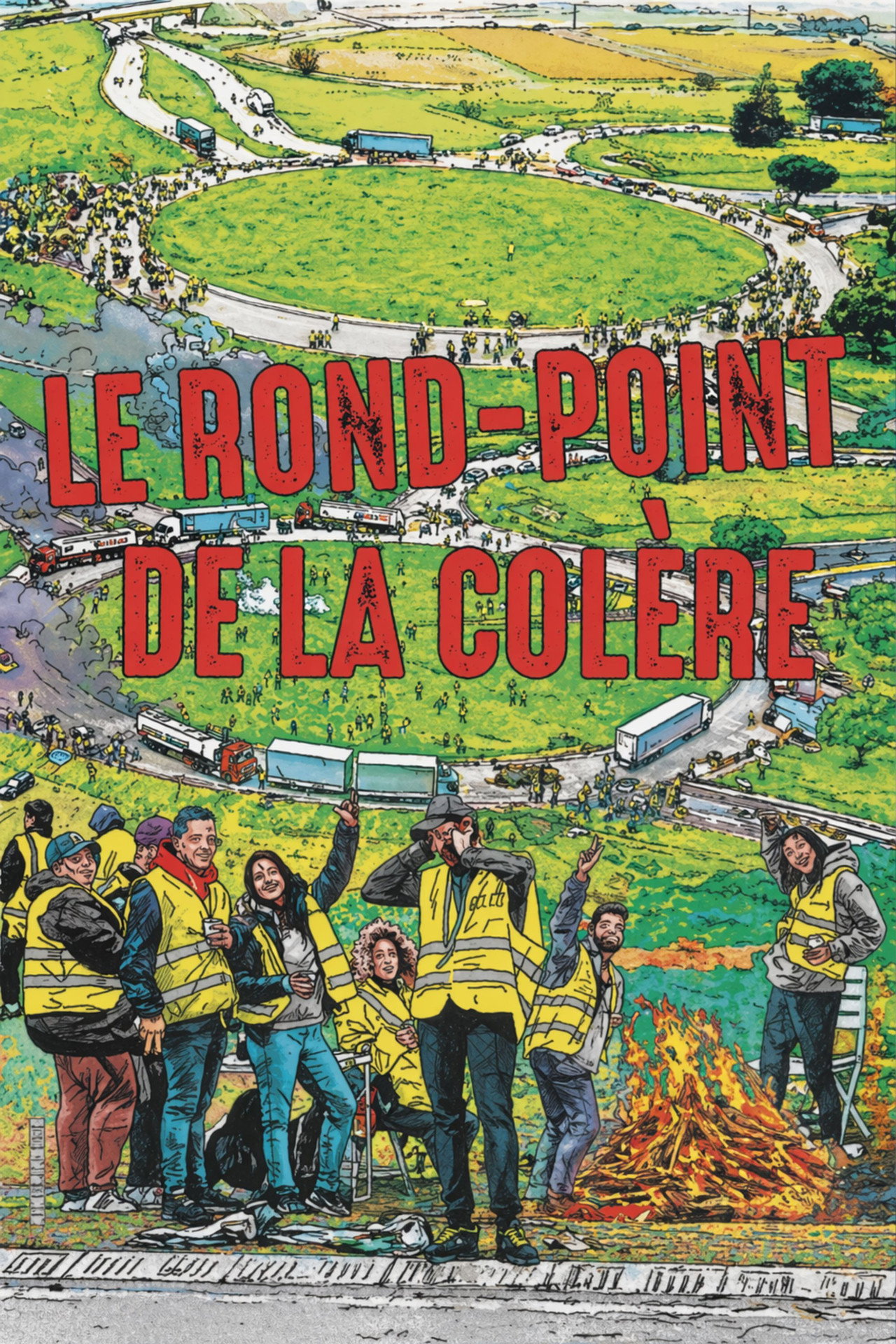 Le Rond-Point de la colère filmaffisch