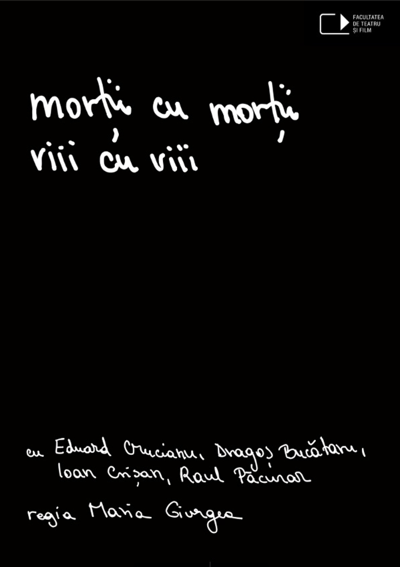 Morții cu morții, viii cu viii