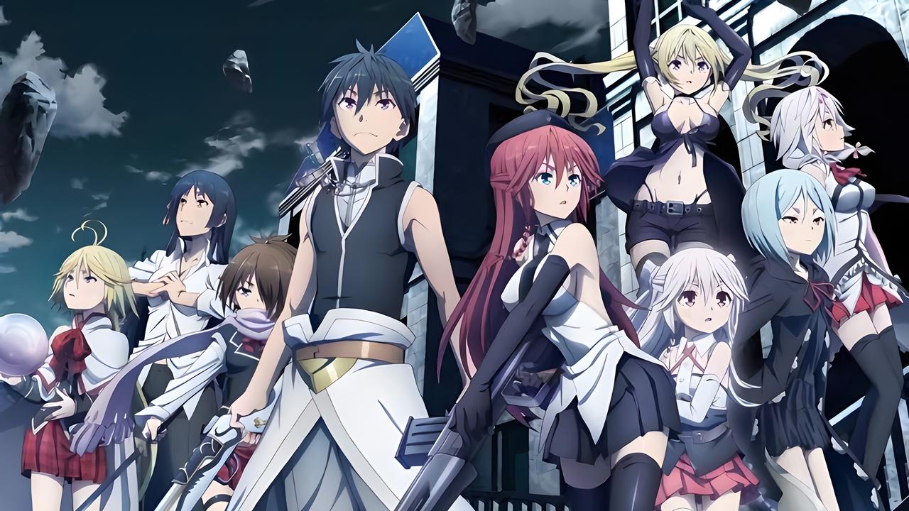 Scen från Trinity Seven: Eternity Library & Alchemic Girl