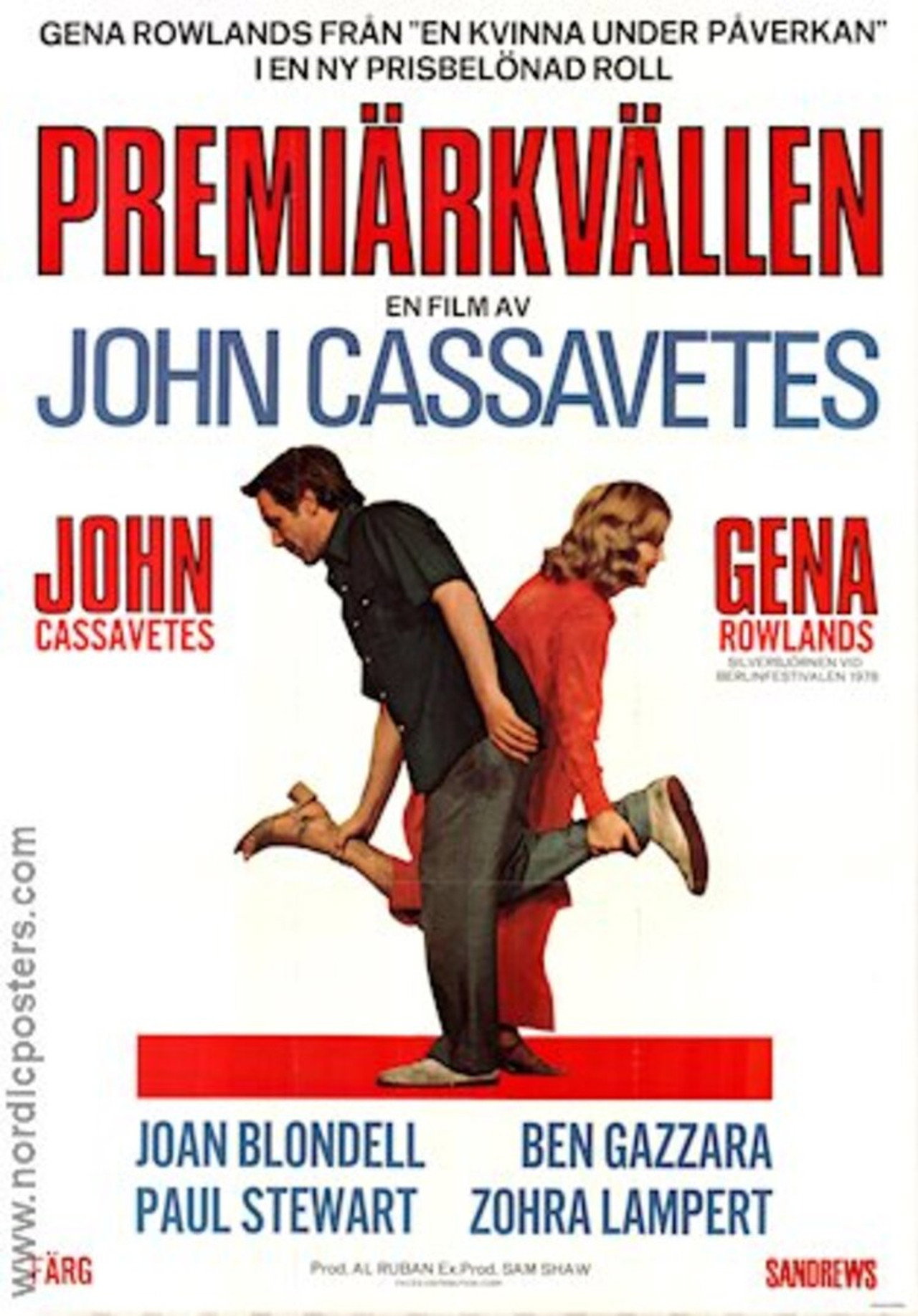 Premiärkvällen filmaffisch