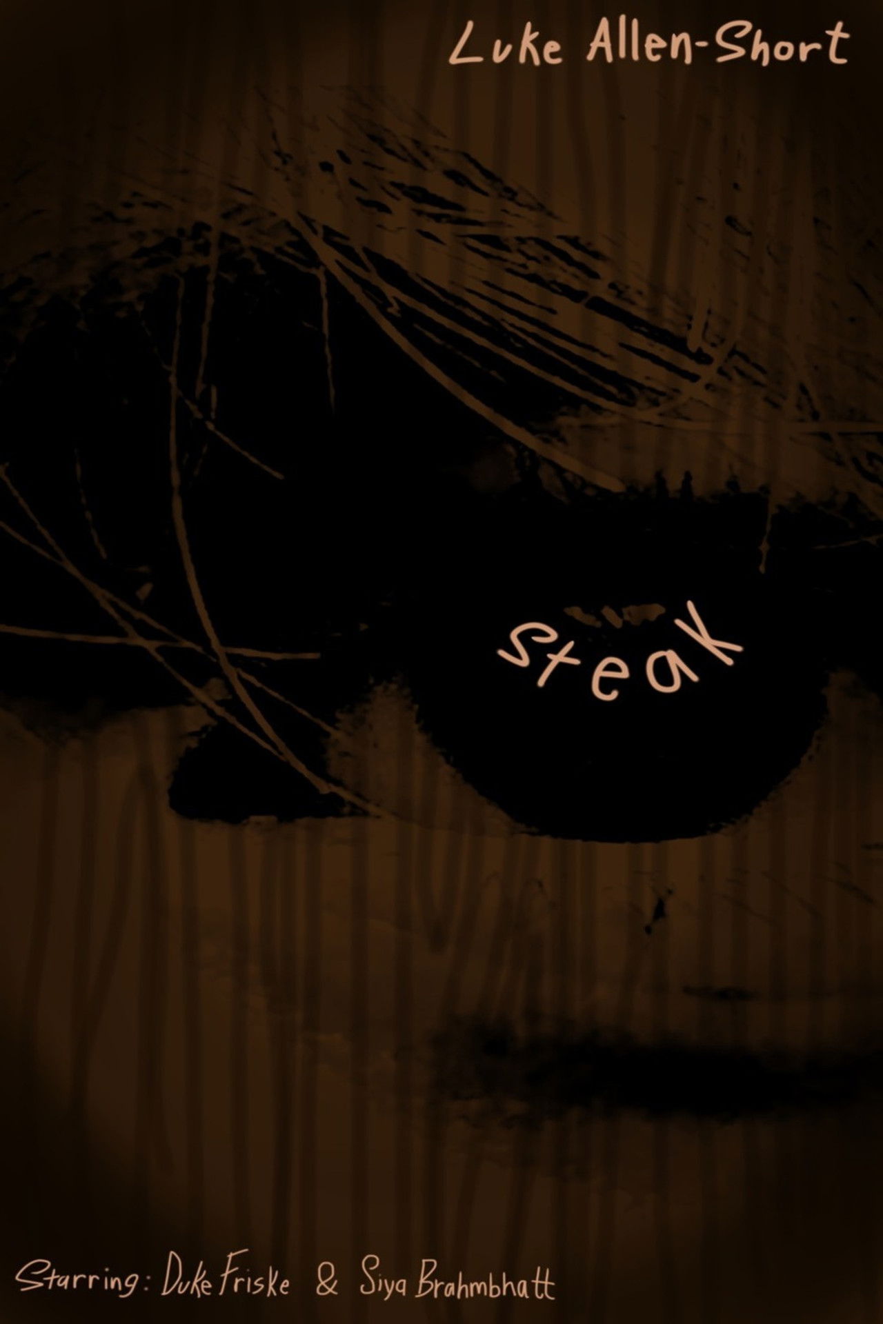 My Dinner with a Steak Backdrop