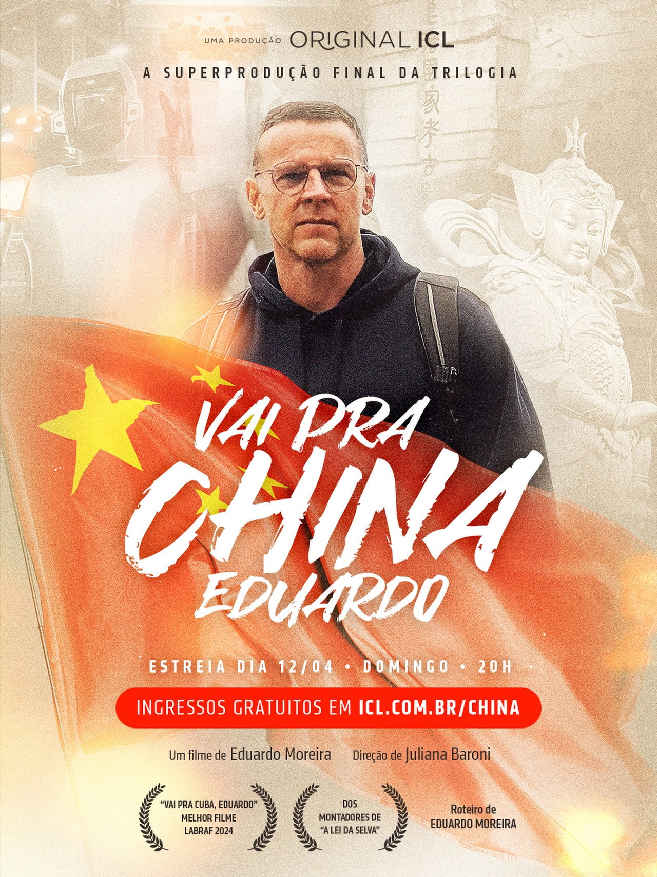 Vai pra China, Eduardo! Backdrop