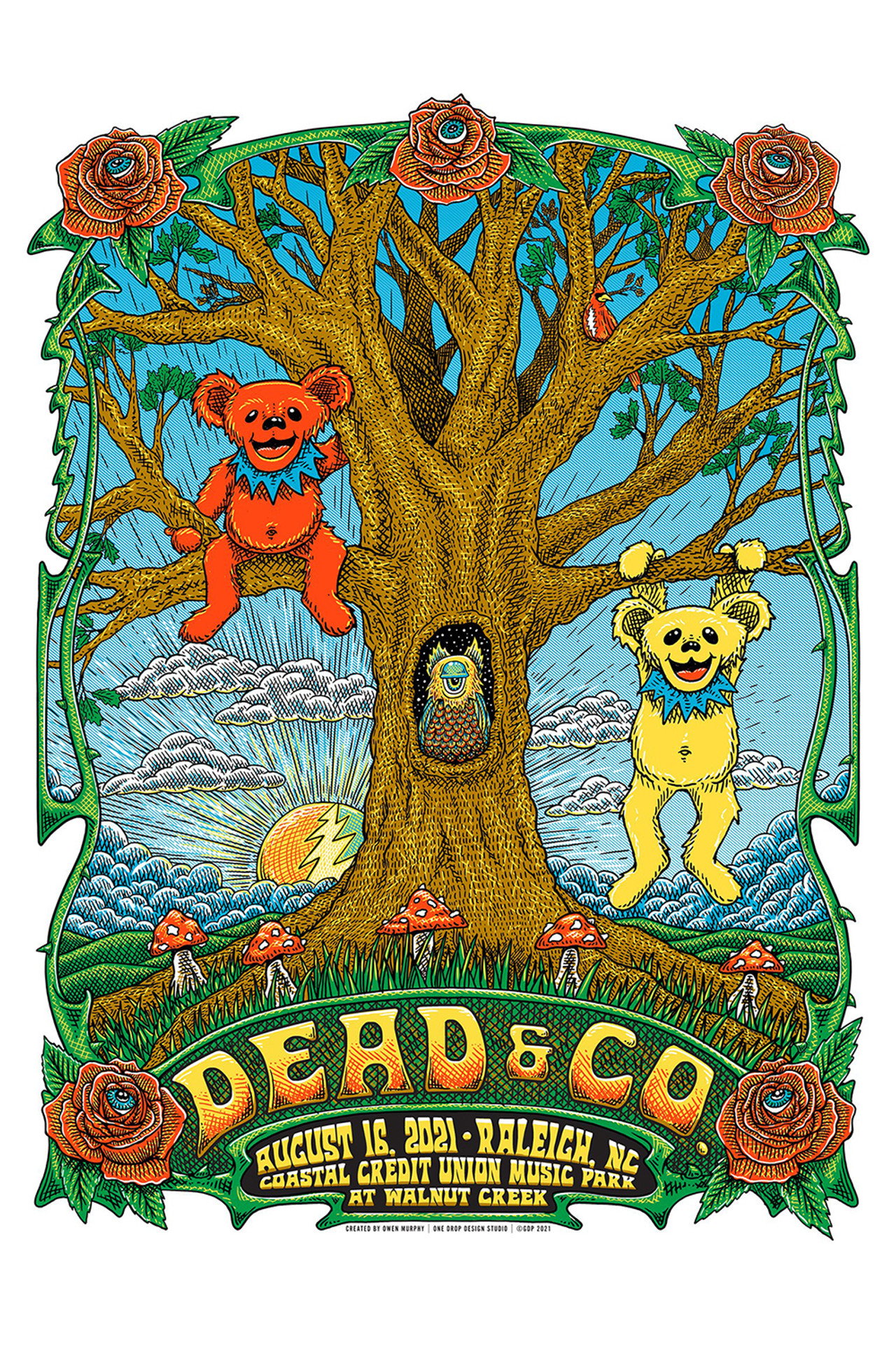 Dead & Company: 2021-08-16 Coastal Credit Union Music Park at Walnut Creek, Raleigh, NC