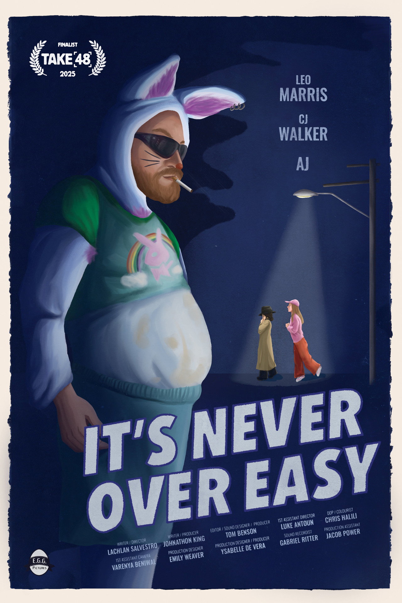It's Never Over Easy filmaffisch