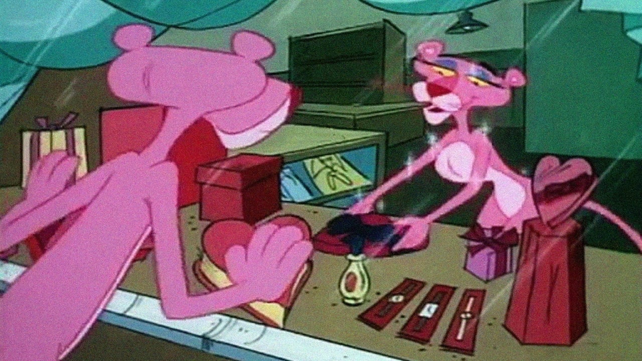 The Pink Panther in 'Pink at First Sight' Backdrop Image