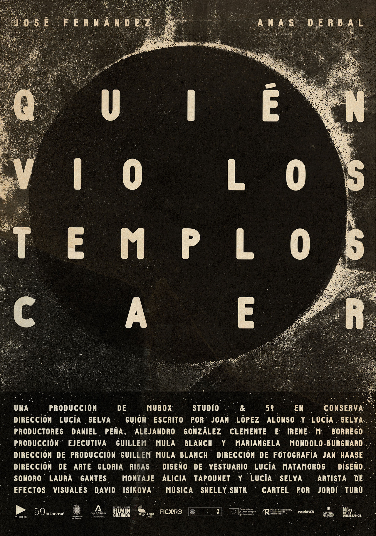 Quién vio los templos caer filmaffisch